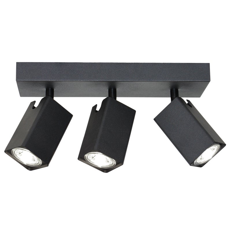 Listwa reflektorowa 3xGU10 10W czarna Elon