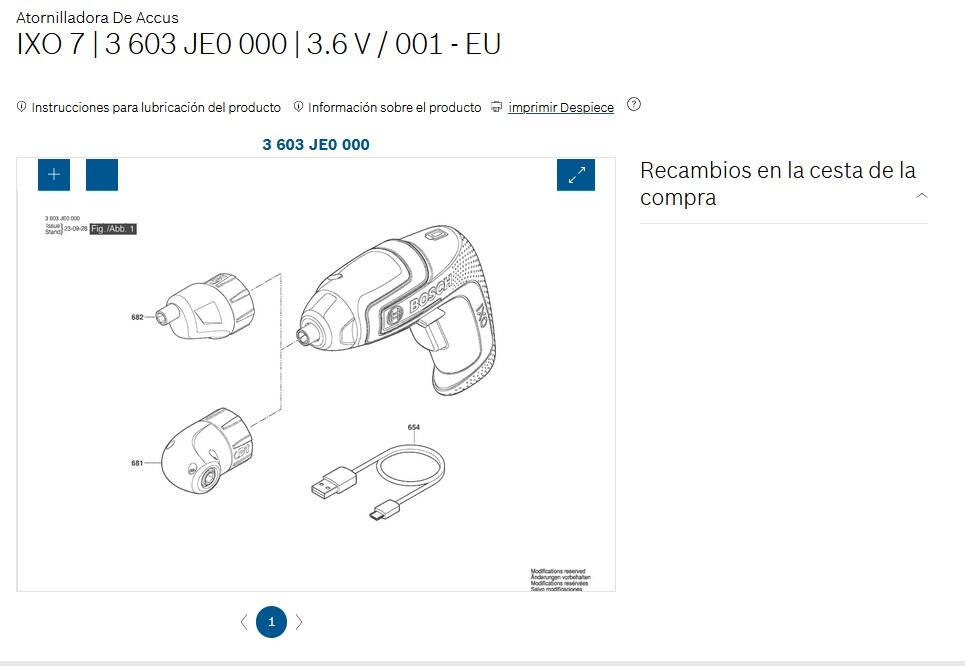 Tournevis sans fil 3.6 V BOSCH IXO 7 basic, 5.5 Nm batterie 2 Ah + 10 embouts - 5