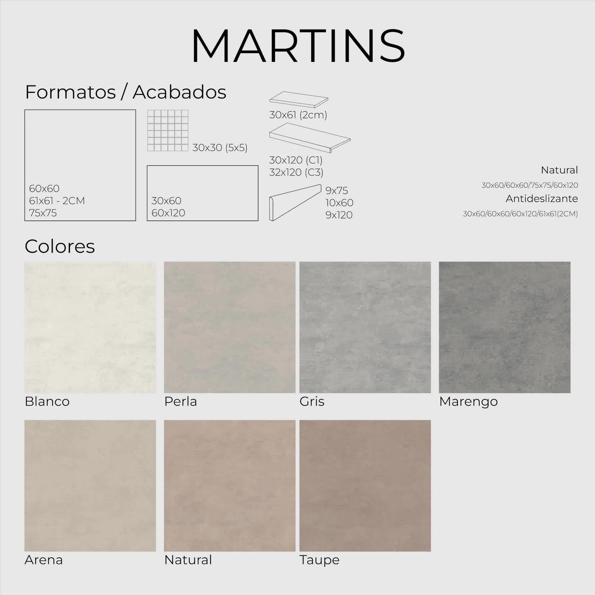 Suelo porcelánico Martins efecto cemento gris 60x60 cm C3 ARTENS - 9