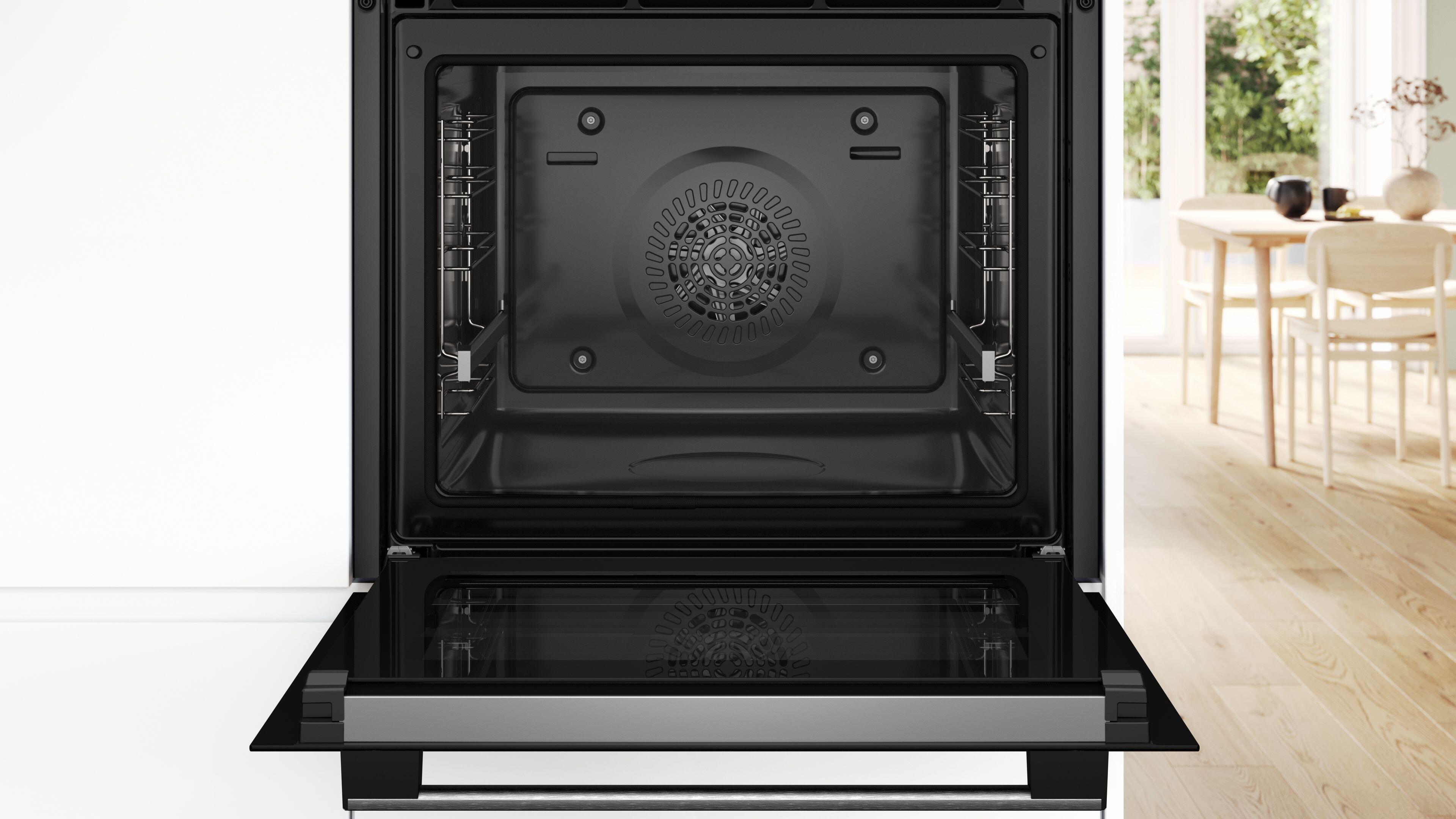 Forno de encastrar multifunções 71 Litros 59,4 x 54,8 x 59,5 cm preto Bosch HBA574ES3 - 14