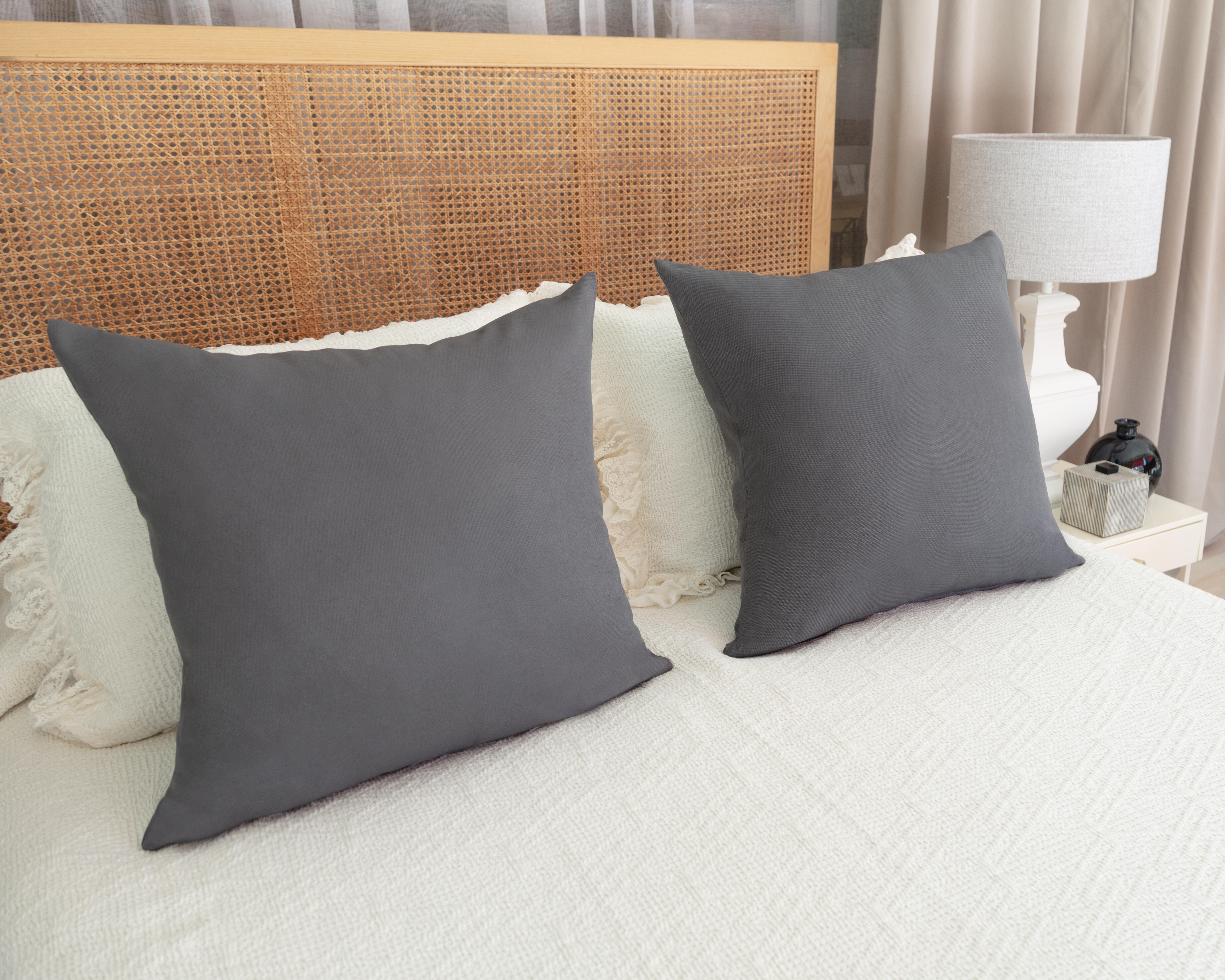 Fronha HORIZON 58 60X60CM CINZENTO ESCURO - 2