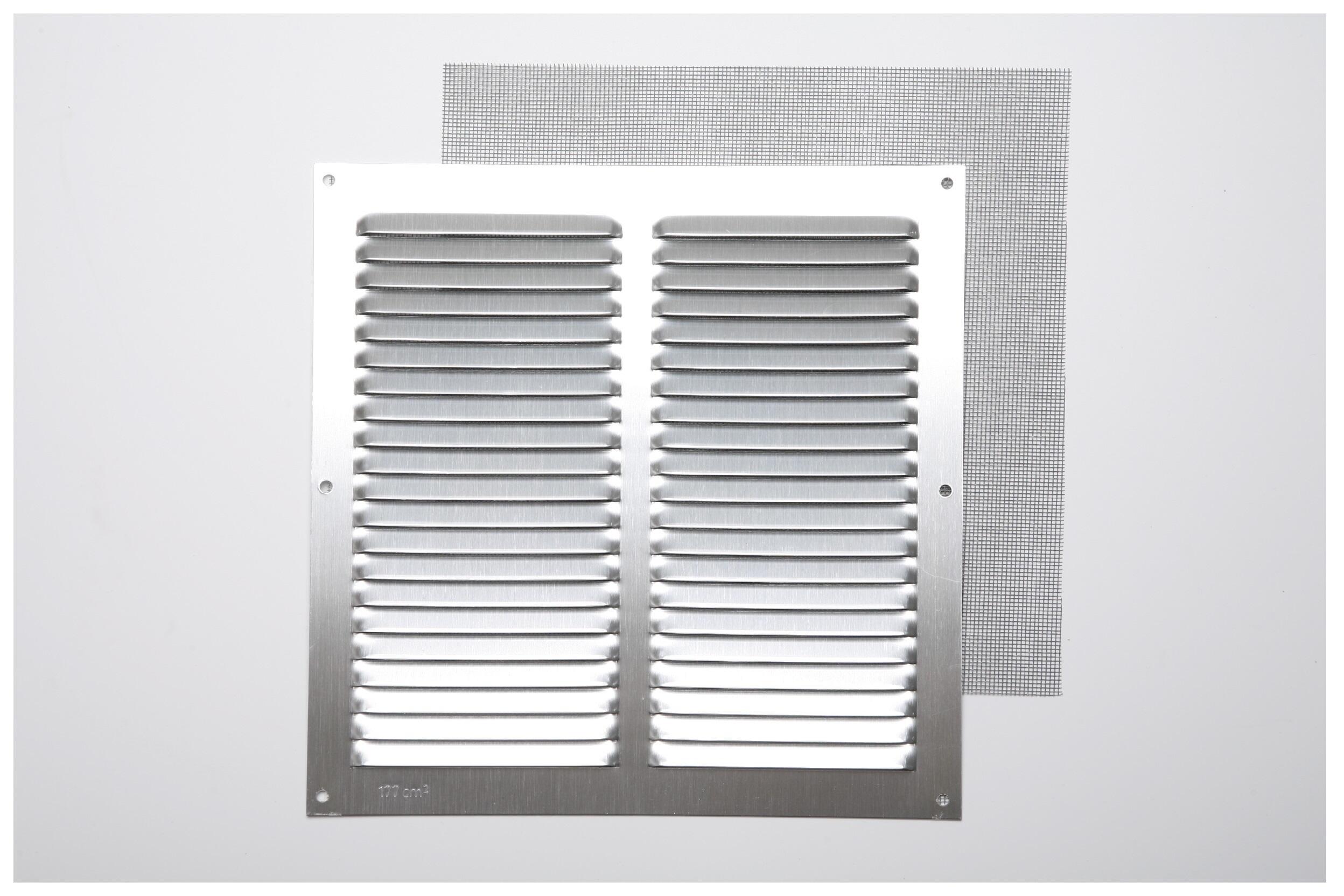 Grelha de ventilação 30X30CM PRATA - 2
