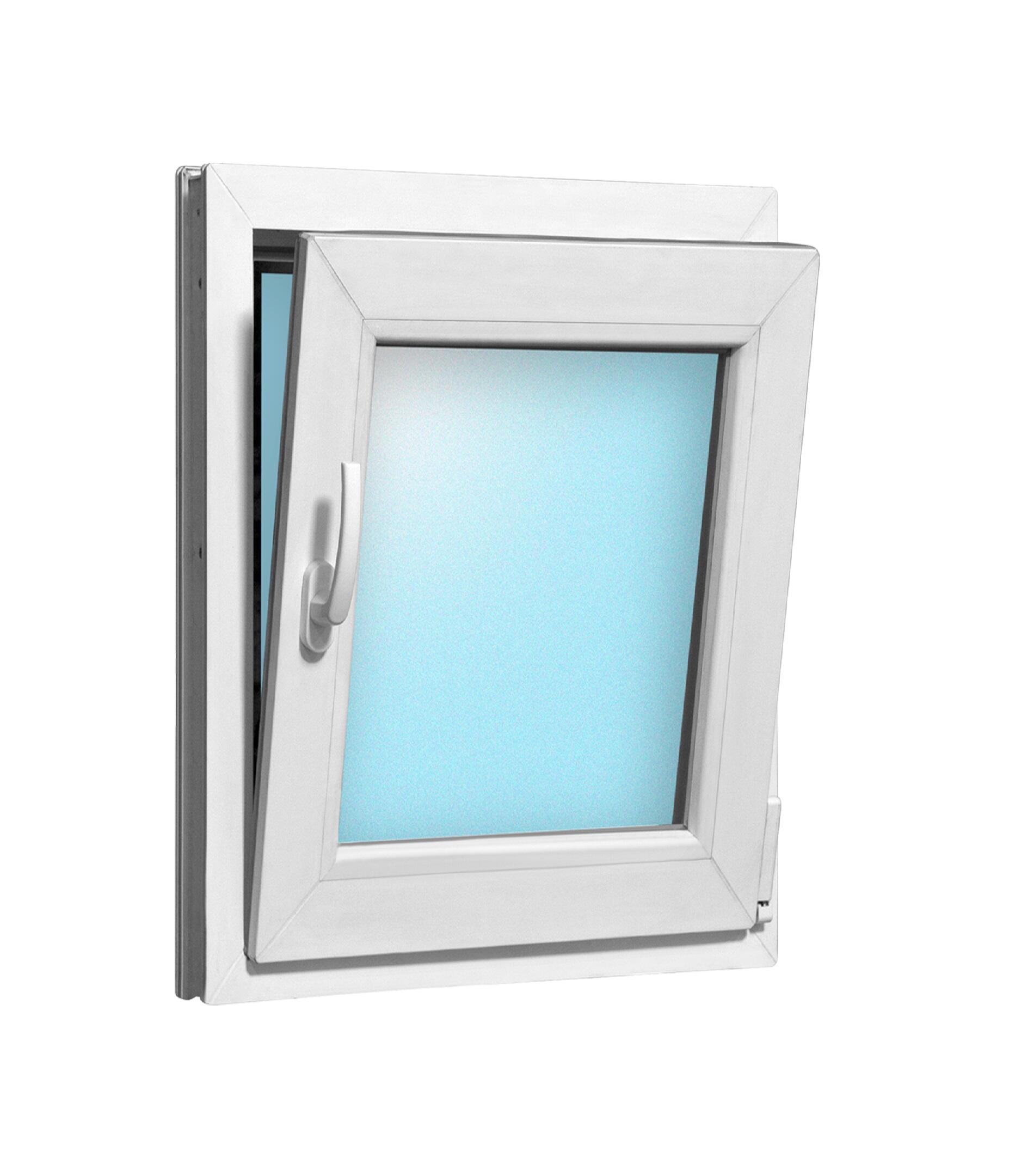 VENTANA PVC OSCILOBATIENTE BLANCA 45X60CM VIDRIO MATE - 4