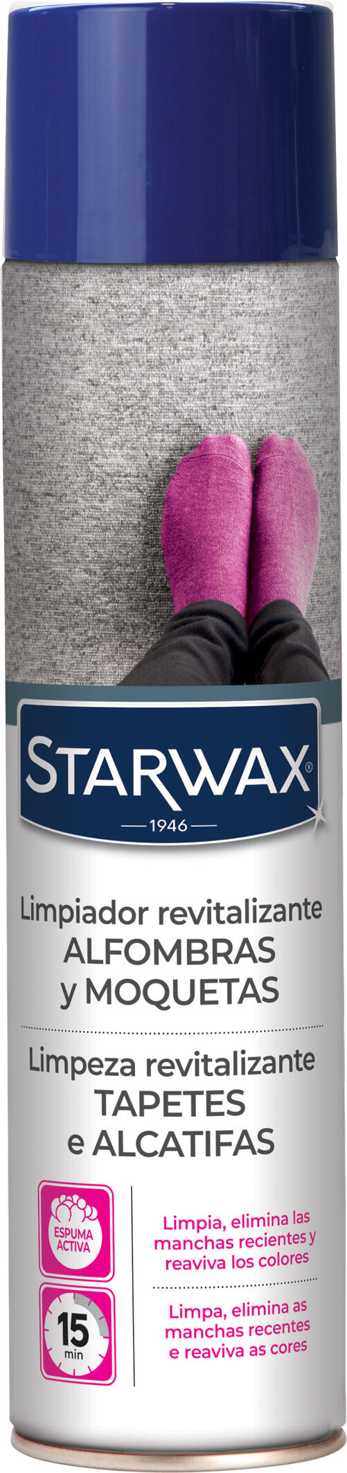 Limpa revitalizante tapetes e alcatifas spray STARWAX 600ML - 3