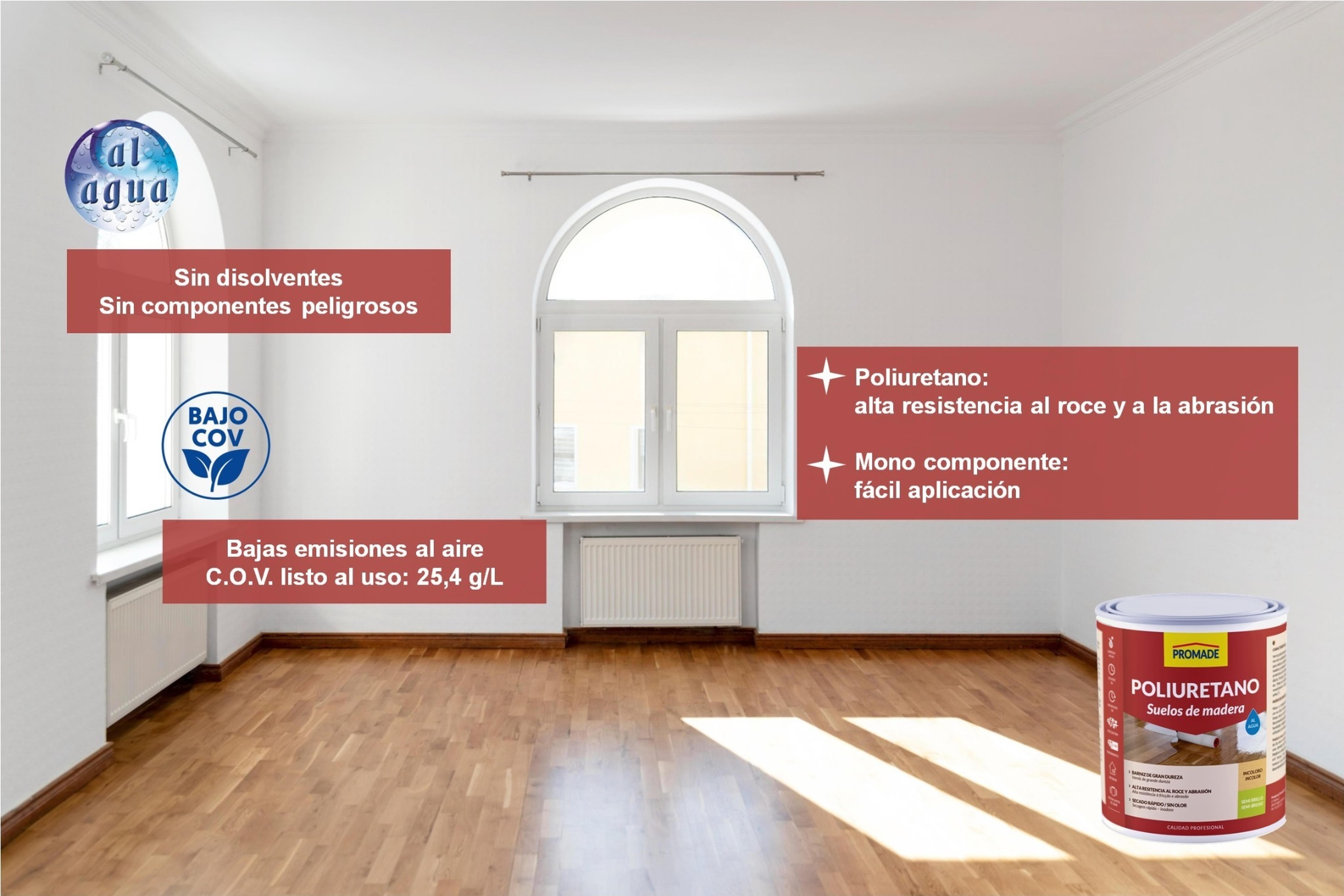 Barniz poliuretano para parquet PROMADE 750ml - 5