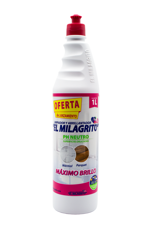 Limpiador abrillantador todo tipo de suelos MILAGRITO 1 litro