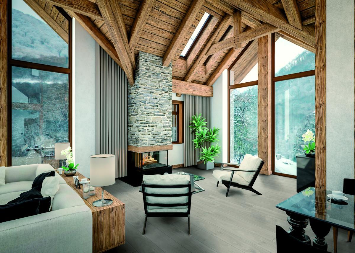 Sol stratifié chêne naturel Interlaken MOD 05 AC5 Ep. 10 mm L. 129 x l. 12,9 cm -SWISS KRONO    - 3