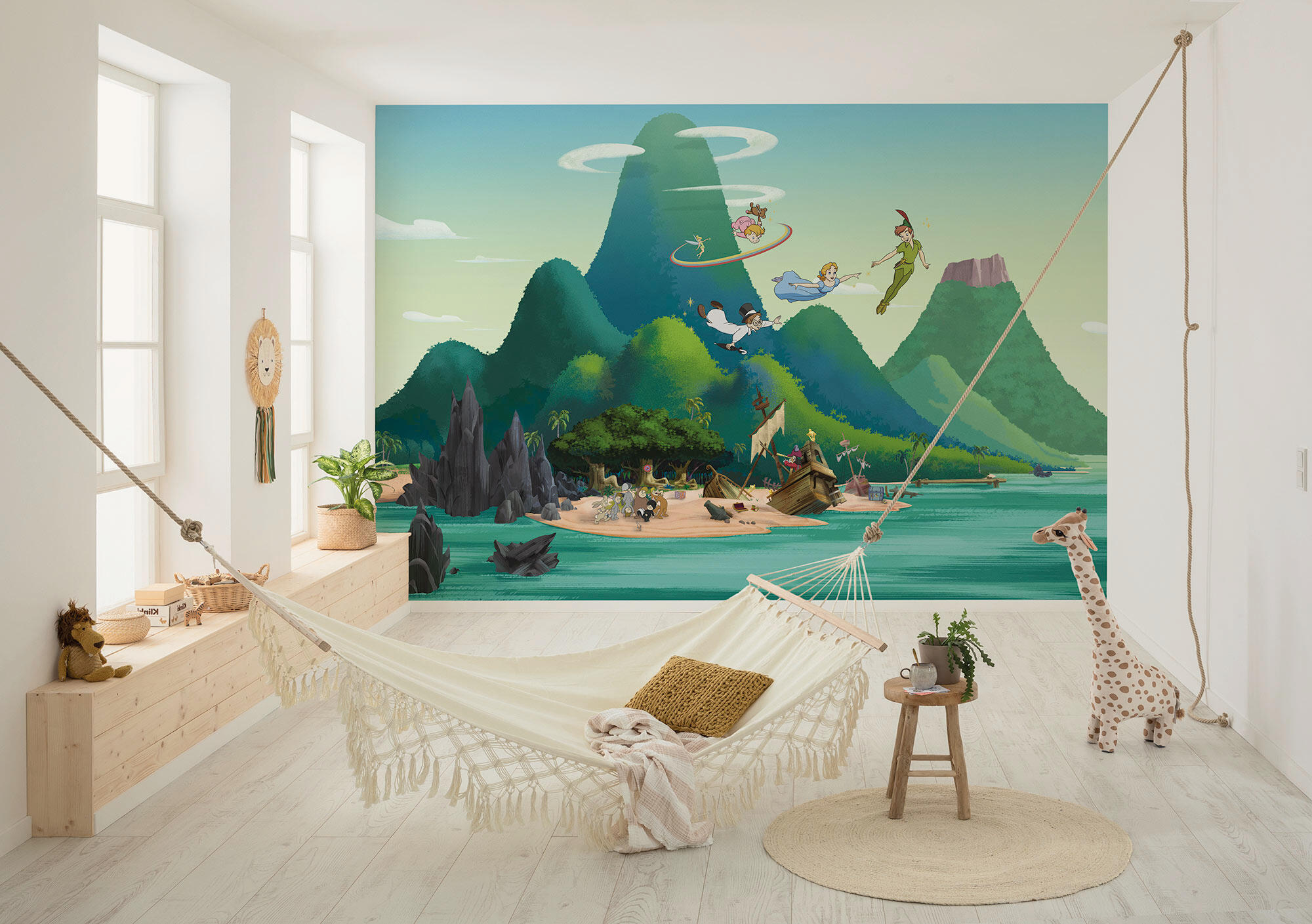 Papier peint panoramique Disney Peter Pan And the Lost Boys l.400 x H