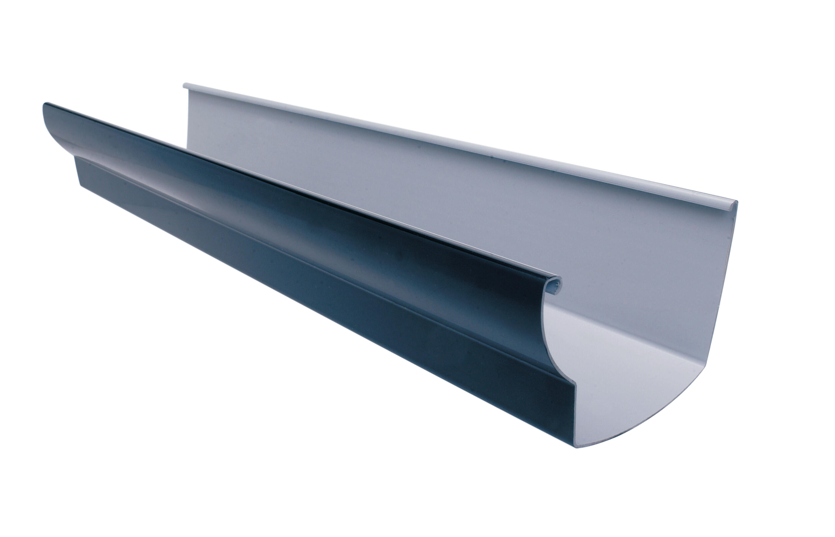 Perfil de canalón de pvc ovation 3 metros negro | Leroy Merlin