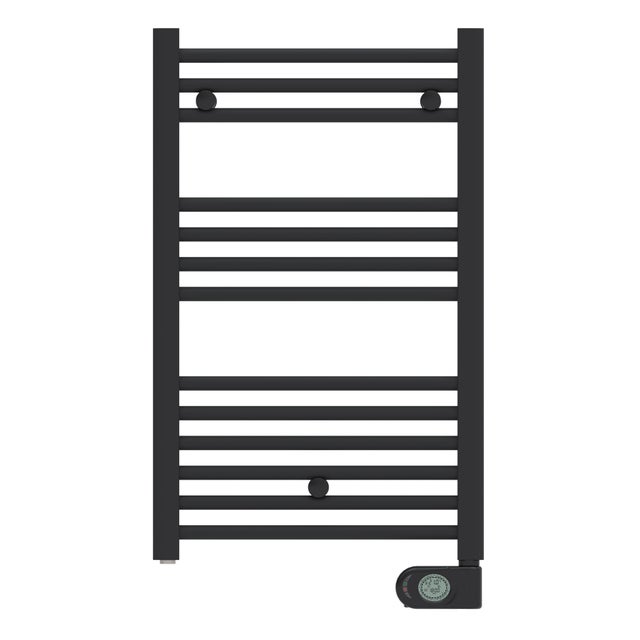 TOALLERO ELECTRICO PROGRAMABLE 400W NEGRO MATE