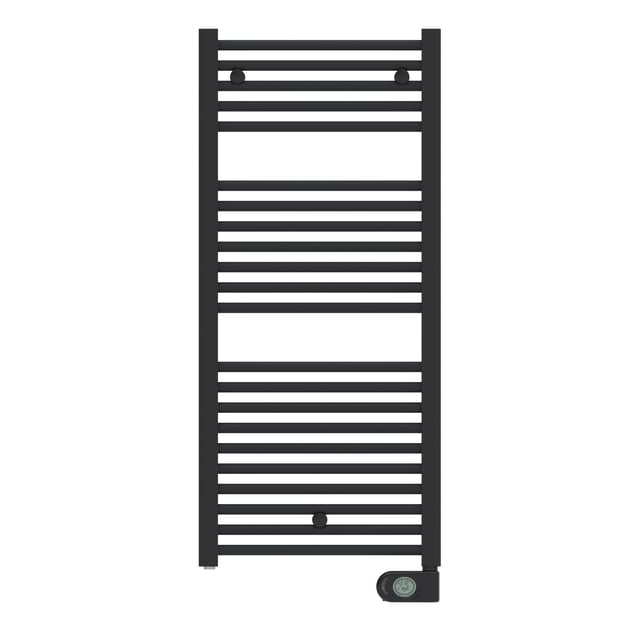 TOALLERO ELECTRICO PROGRAMABLE 700W NEGRO MATE