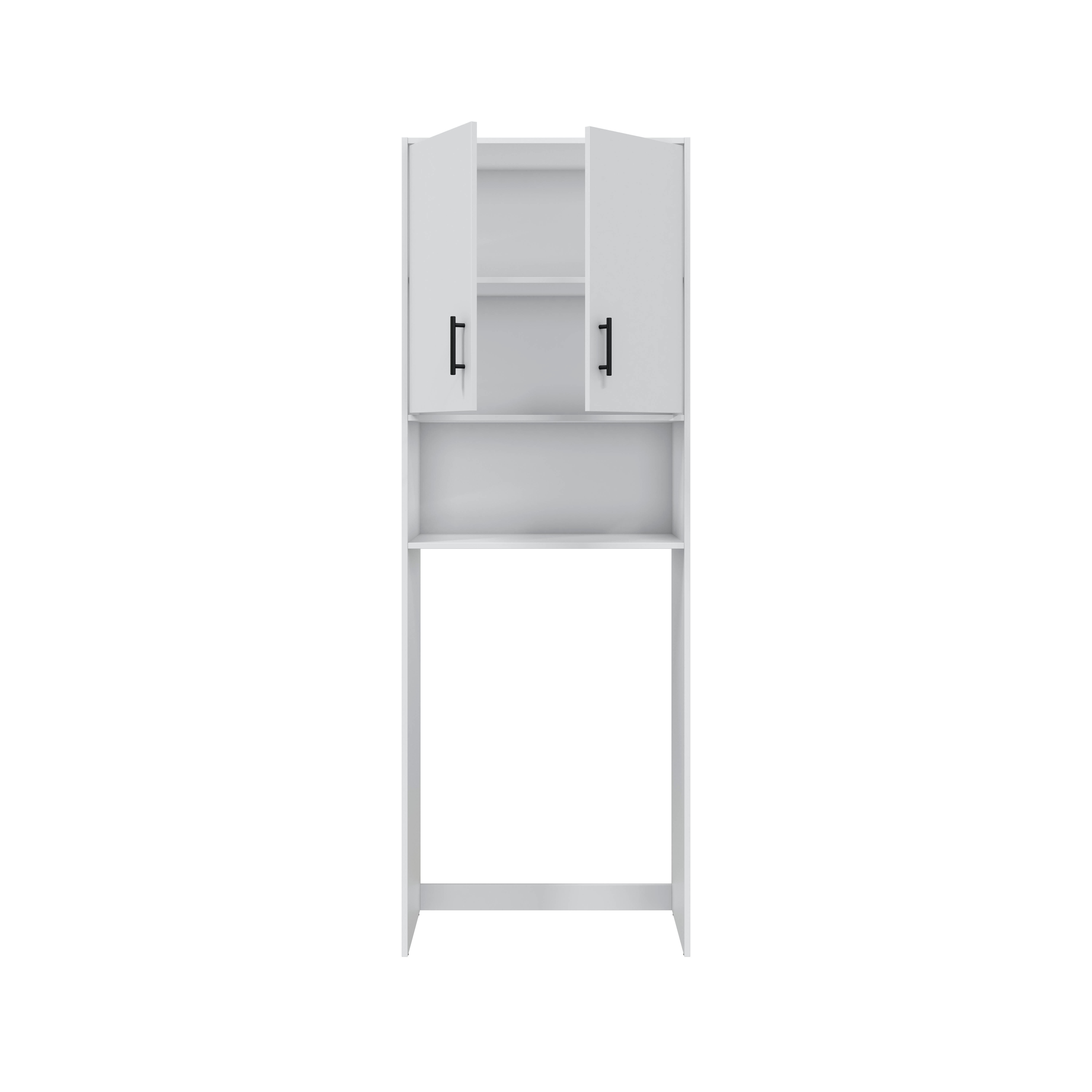 Armario para lavadora 207x73x40 blanco artik - 5