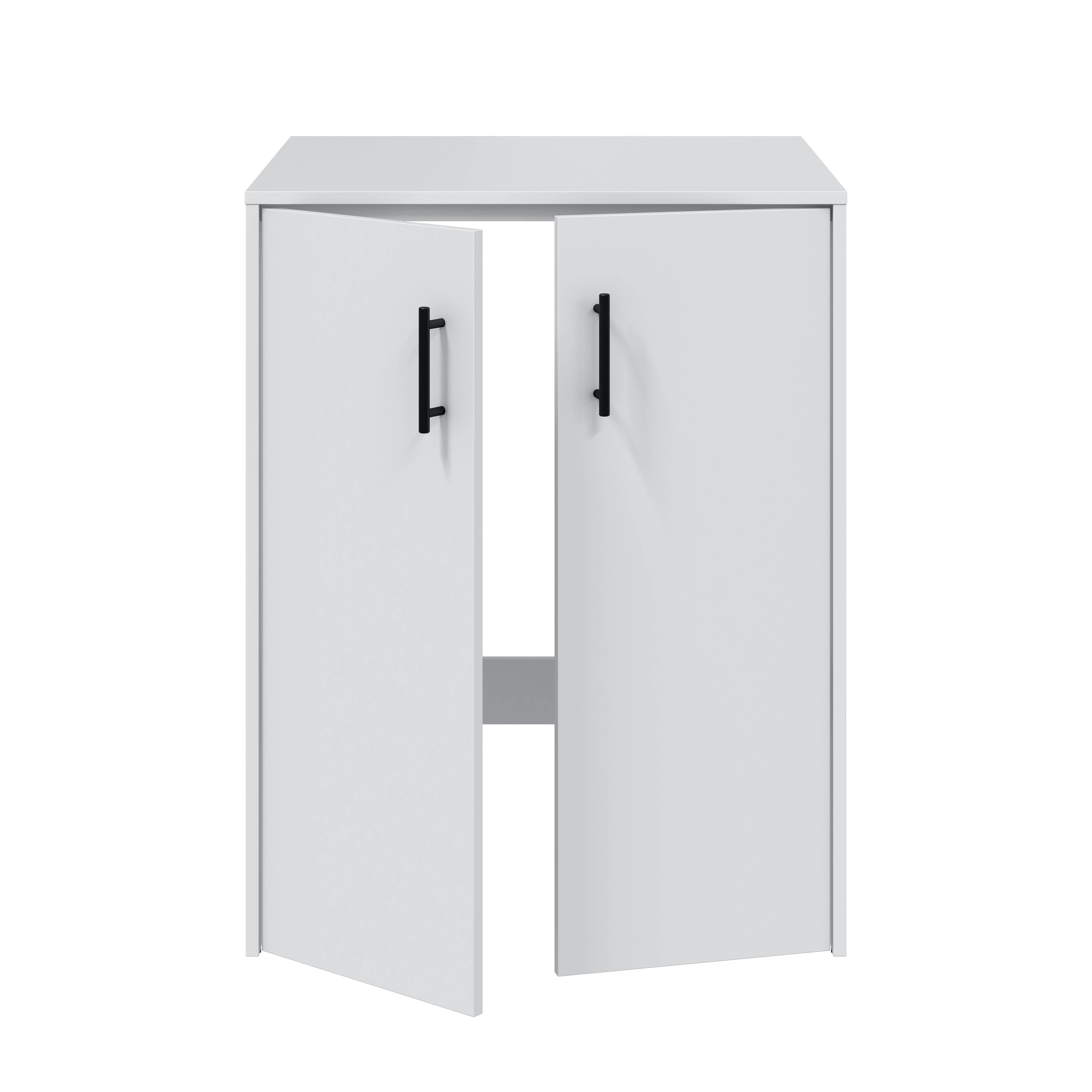 Armario para lavadora 88x69x67 blanco artik - 4