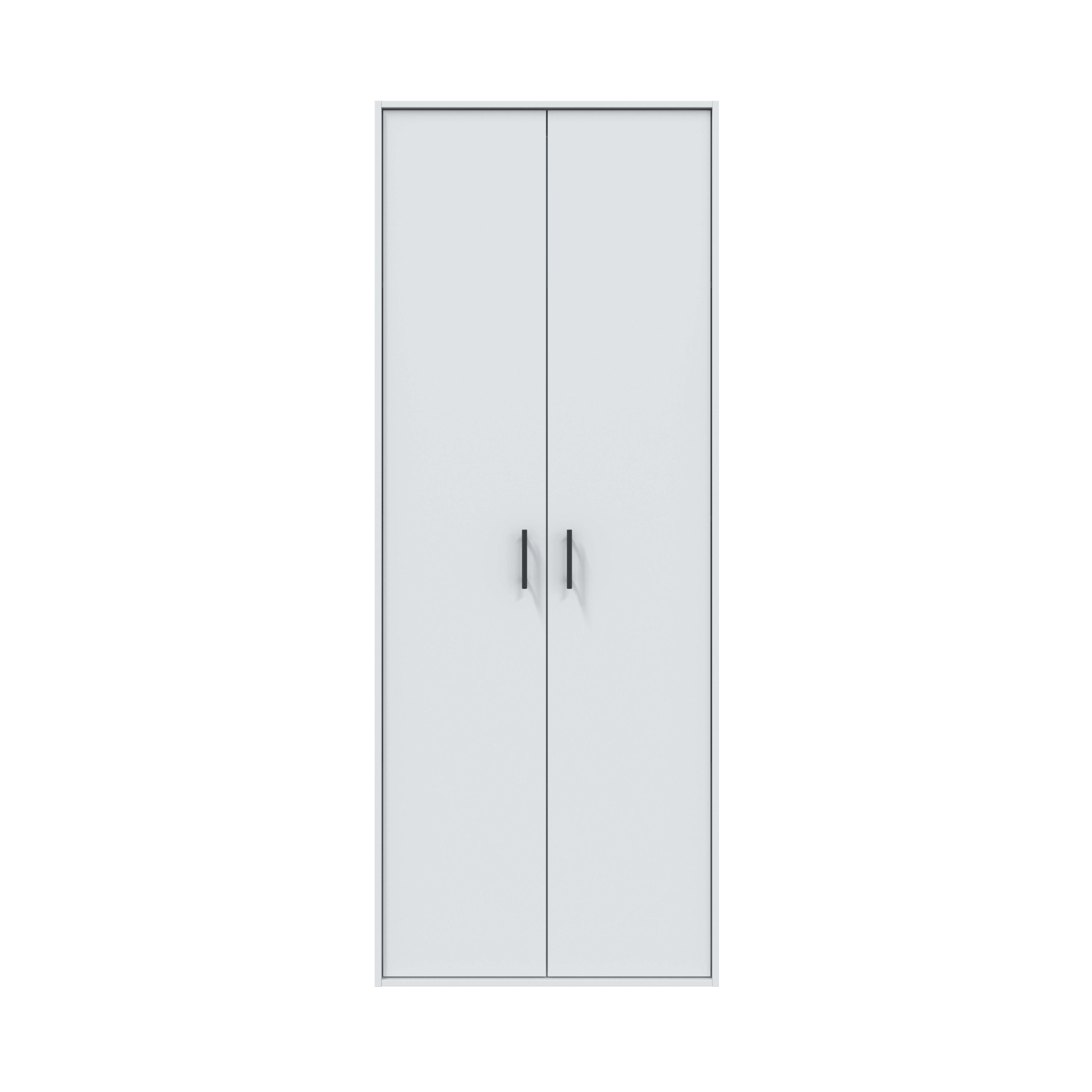 Armario multiusos 206X80X40 blanco artik - 5