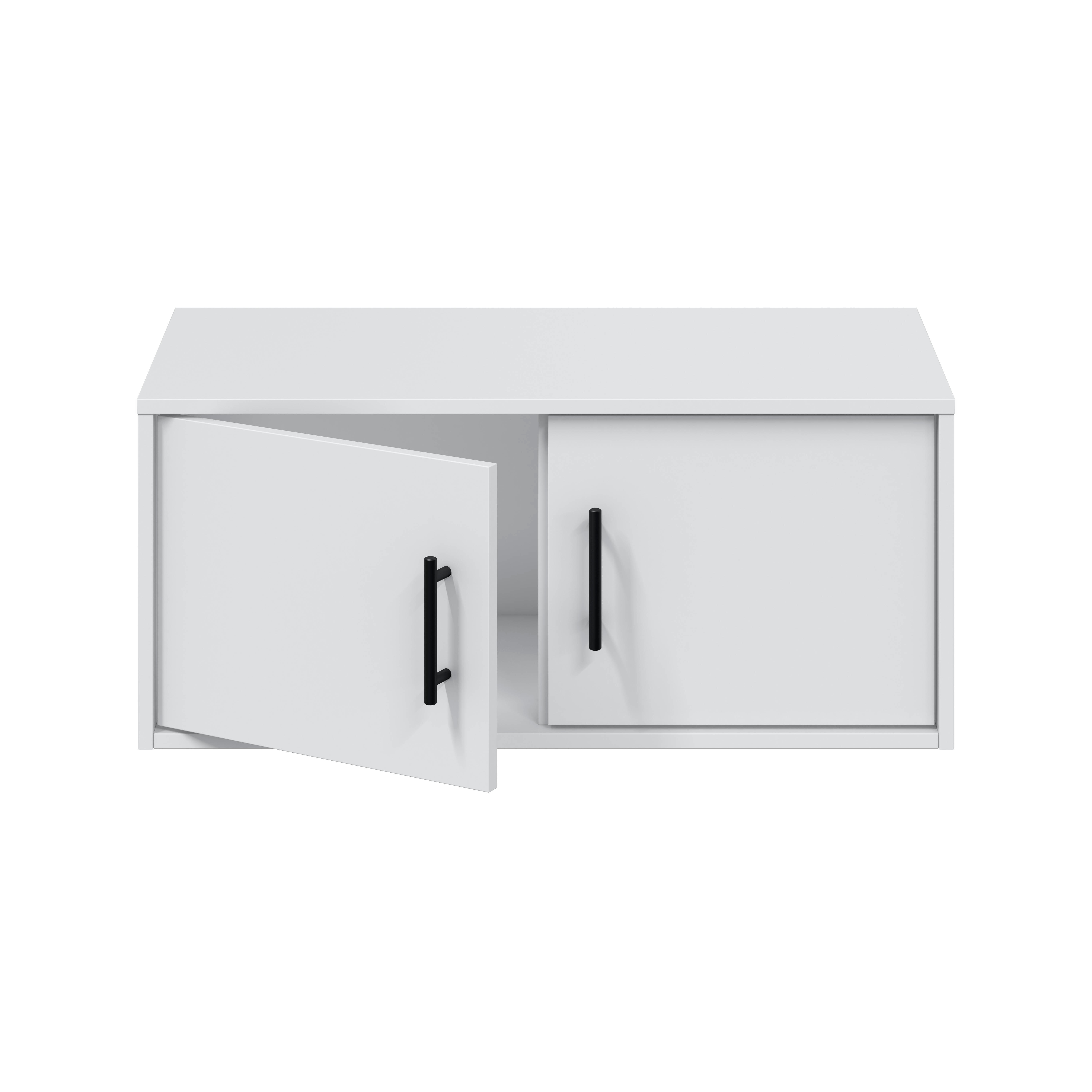 Armario multiusos 35X80X40 blanco artik - 5