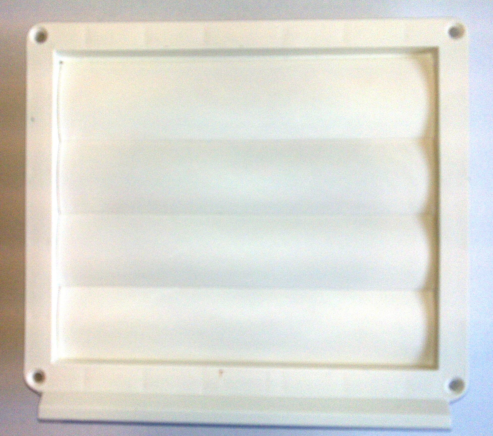 Rejilla de ventilación de pvc natural de 14.1x14.5x1 mm