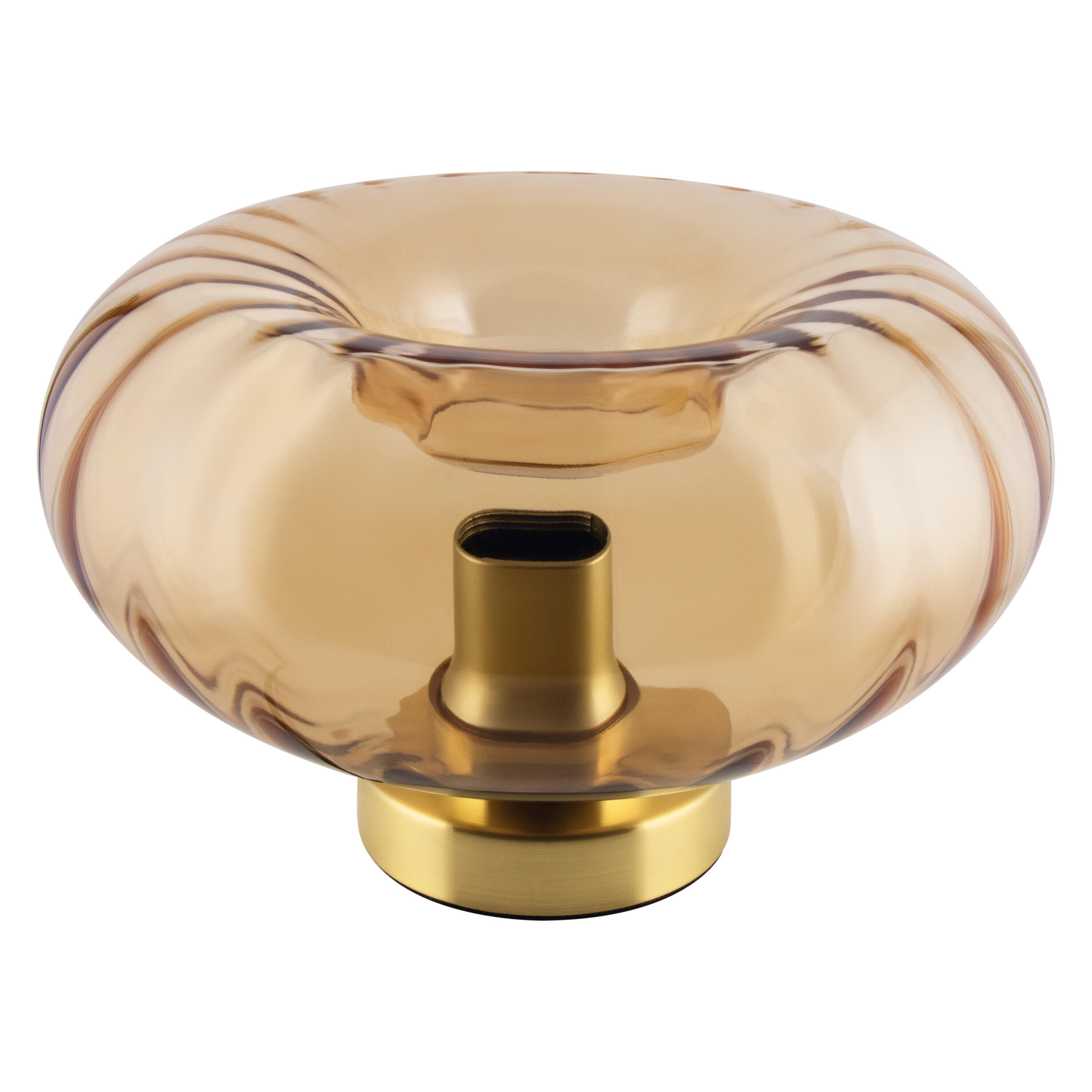 Lampe Smoke glass, acier, transparent, H.16.5 cm, E27 - 6