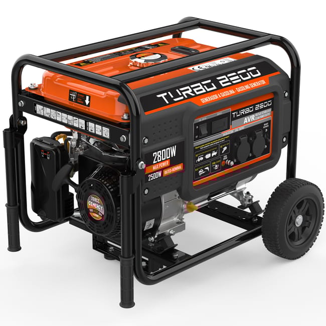 GENERADOR ELÉCTRICO GASOLINA 2800W GENERGY TURBO 2800 - 1
