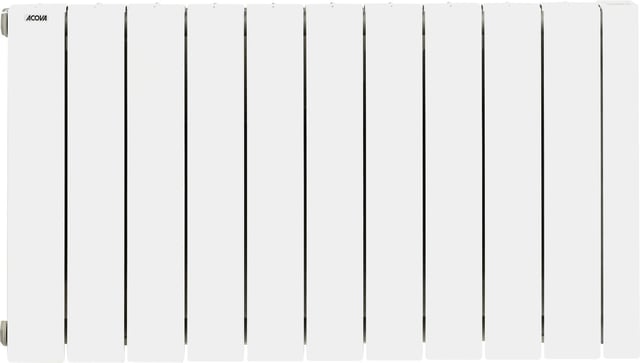 Radiateur électrique connecté à inertie fluide 2000 W Alcantara 3 blanc