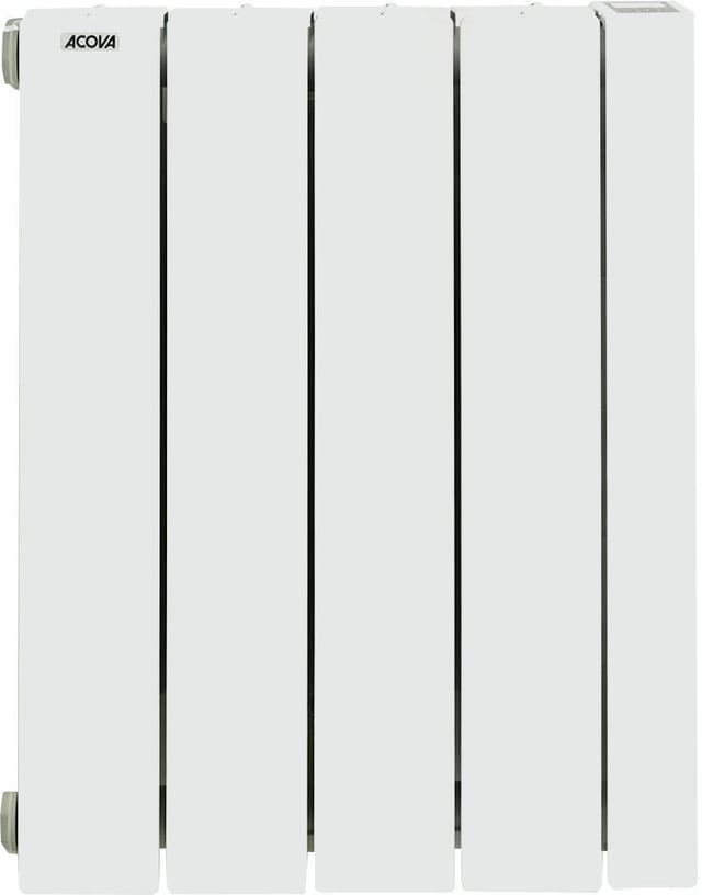 Radiateur électrique connecté à inertie fluide 750 W Alcantara 3 blanc