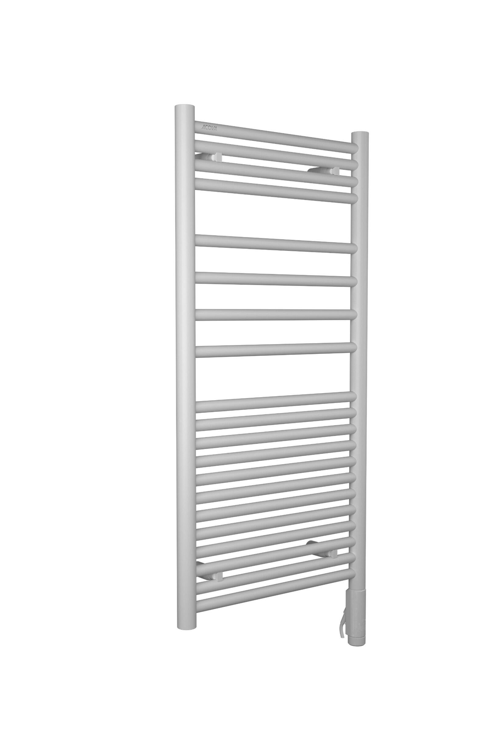 Sèche-serviettes électrique connecté à inertie fluide ACOVA 500W Angora 2 blanc - 2