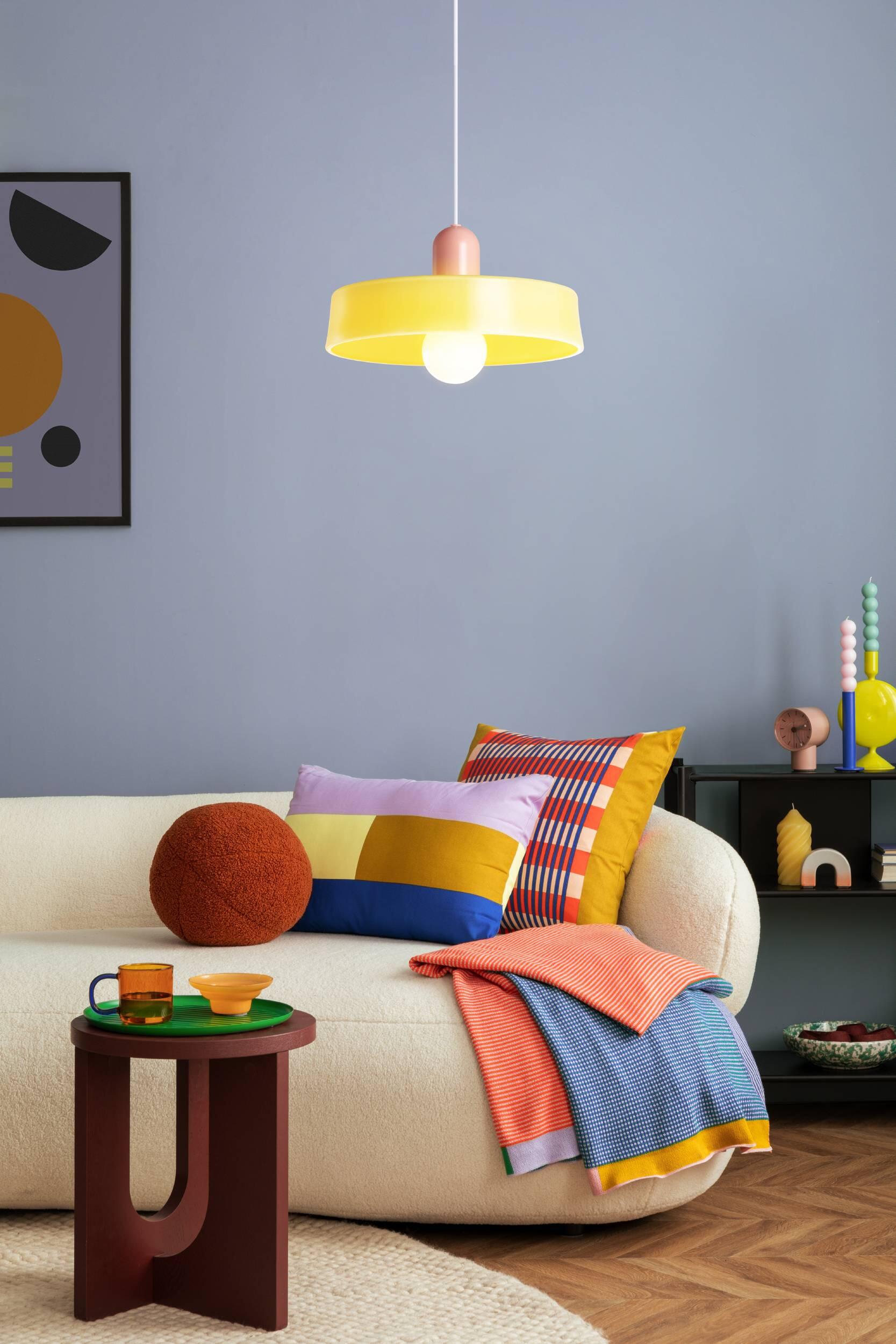 Suspension Presa cristal, jaune, Diam.32 cm, E27 - 3