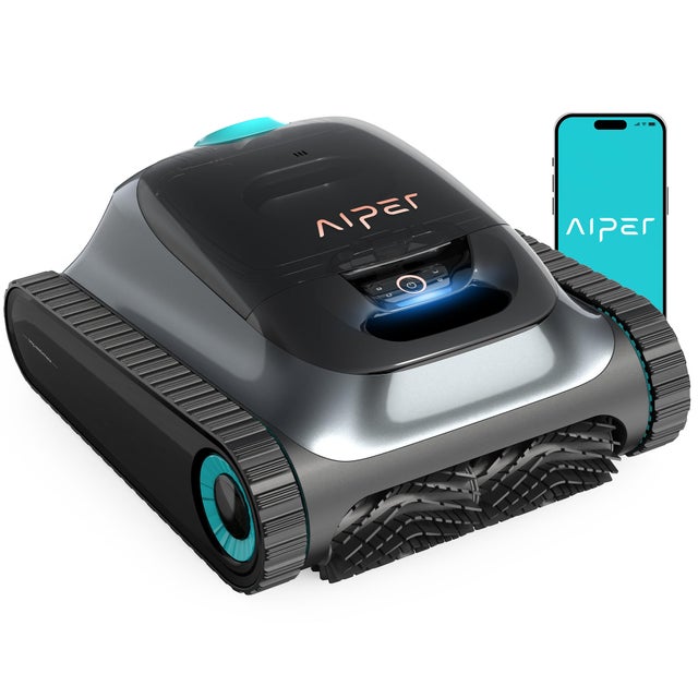 Robot limpiafondos AIPER Scuba S1 2026 para fondo y pared con autonomía de 180 min