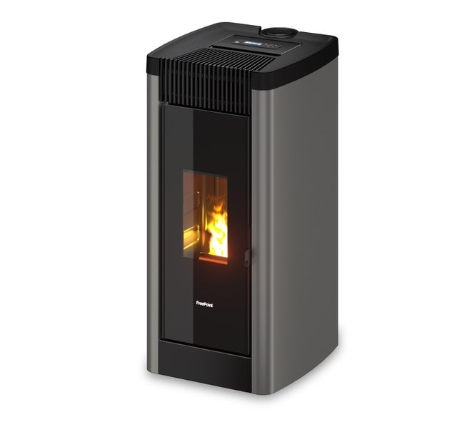 Poêle à granulés Steel 9 FREEPOINT 7025024 anthracite 9 kW