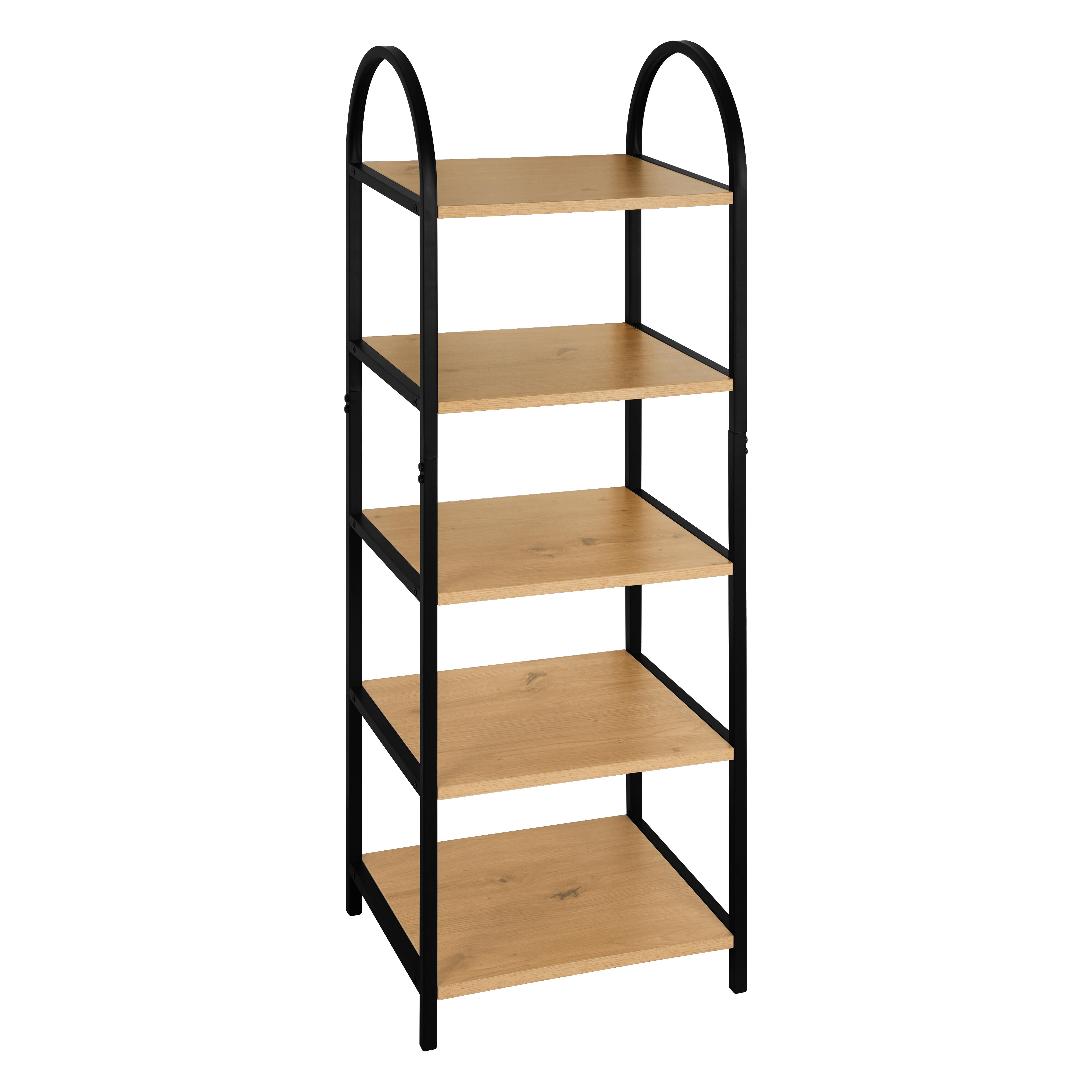 Estantería en kit de madera de 120x39x32.5 cm y carga max. 3 kg por balda