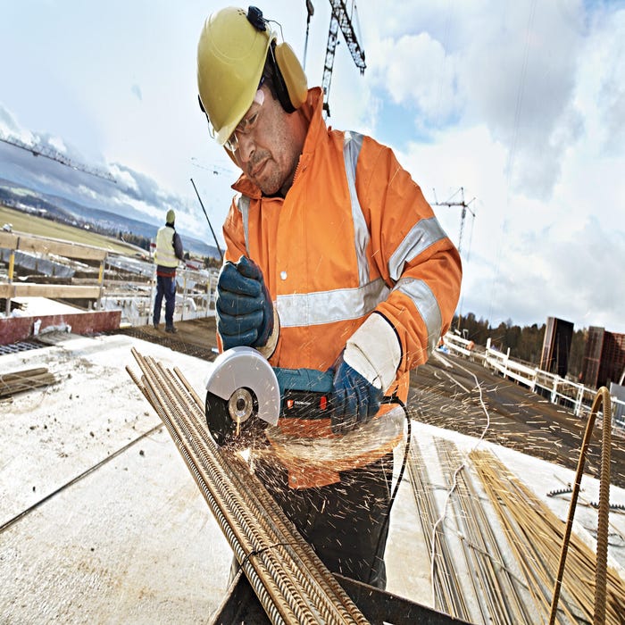 Meuleuse filaire BOSCH PROFESSIONAL GWS 12-125 + 1 disque, 1200 W