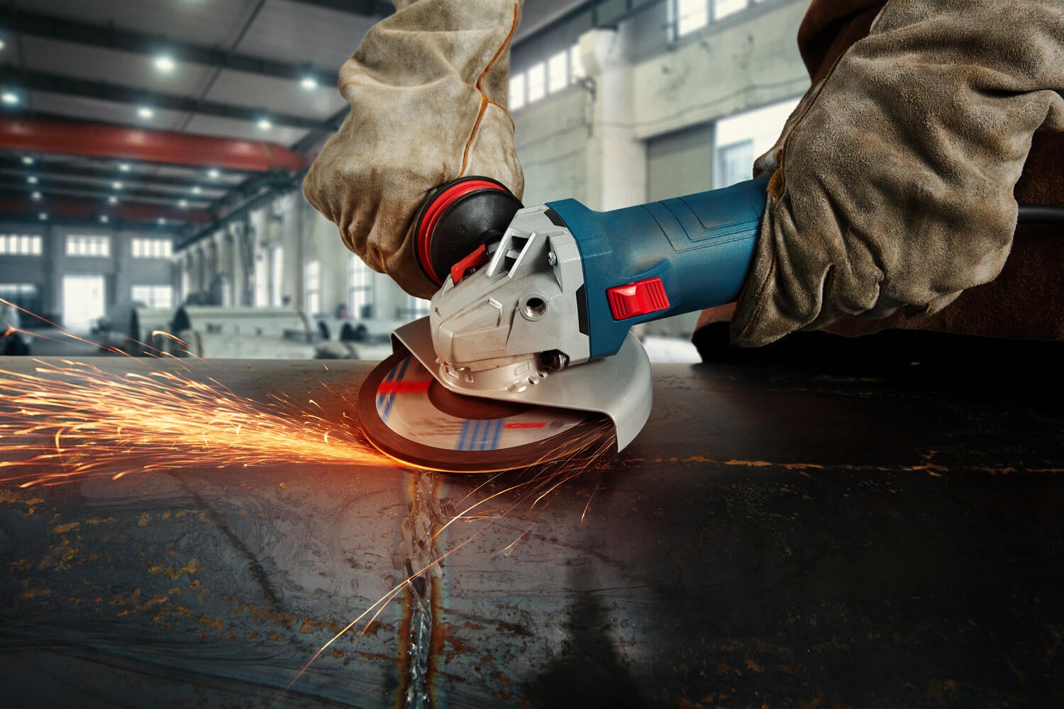 Meuleuse filaire BOSCH PROFESSIONAL GWS 12-125 + 1 disque, 1200 W - 7