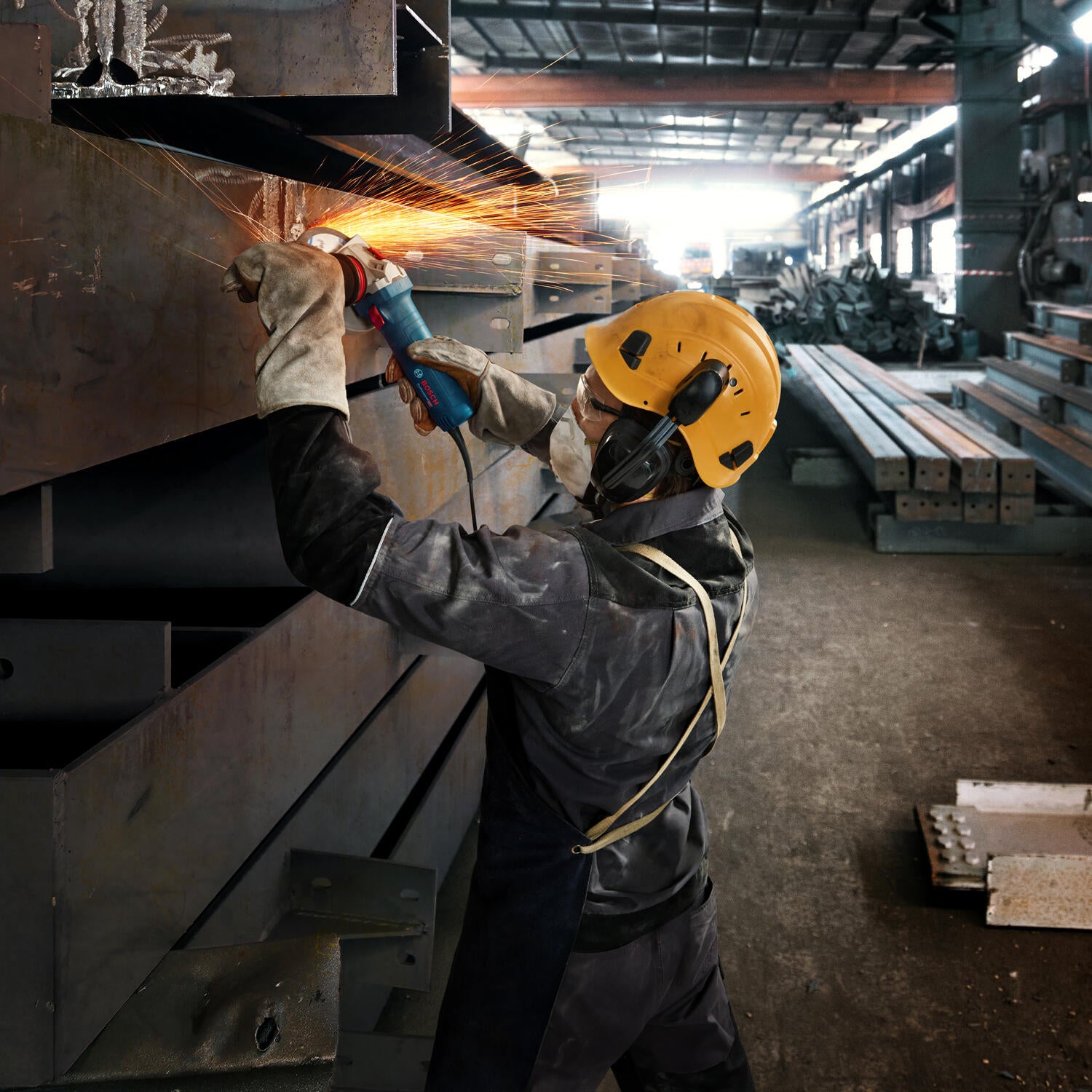 Meuleuse filaire BOSCH PROFESSIONAL GWS 12-125 + 1 disque, 1200 W - 5