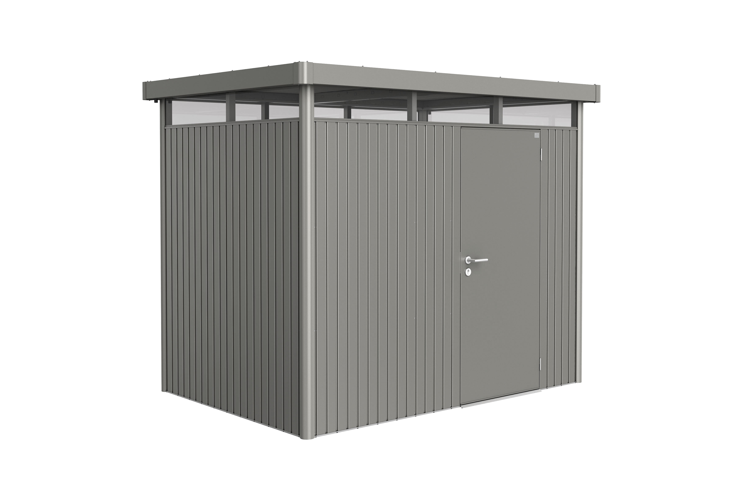 Domek narzędziowy metalowy Highline H2 275x195x222cm szary Biohort