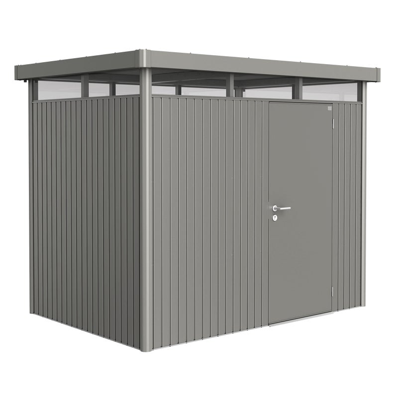 Domek narzędziowy metalowy Highline H2 275x195x222cm szary Biohort