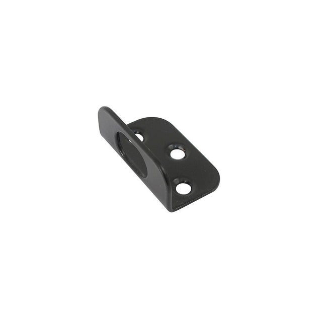 Gâche à visser pour verrou noir diamètre 16 mm