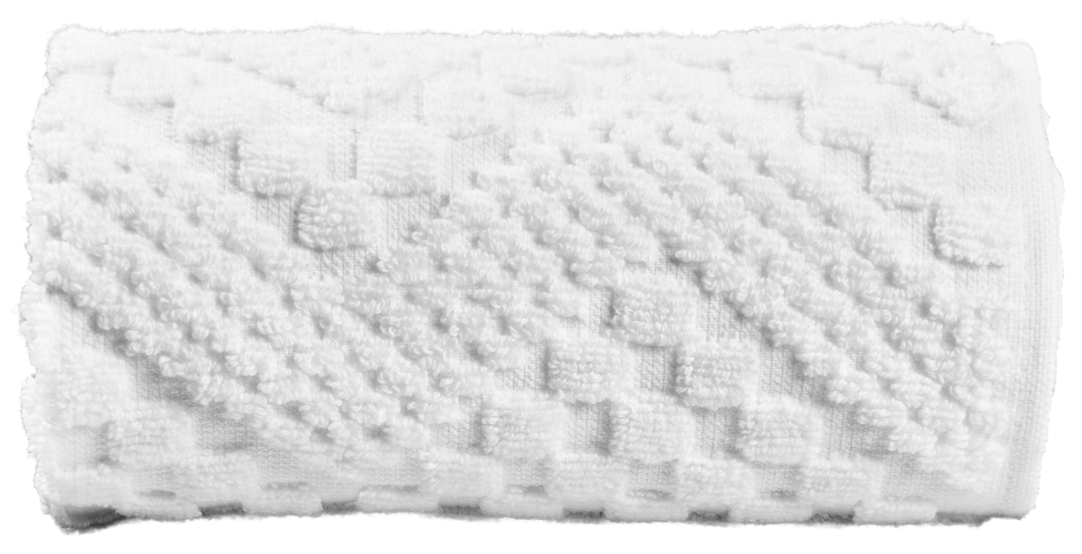 Ręcznik bawełniany Luna 30x50 cm biały Eurofirany