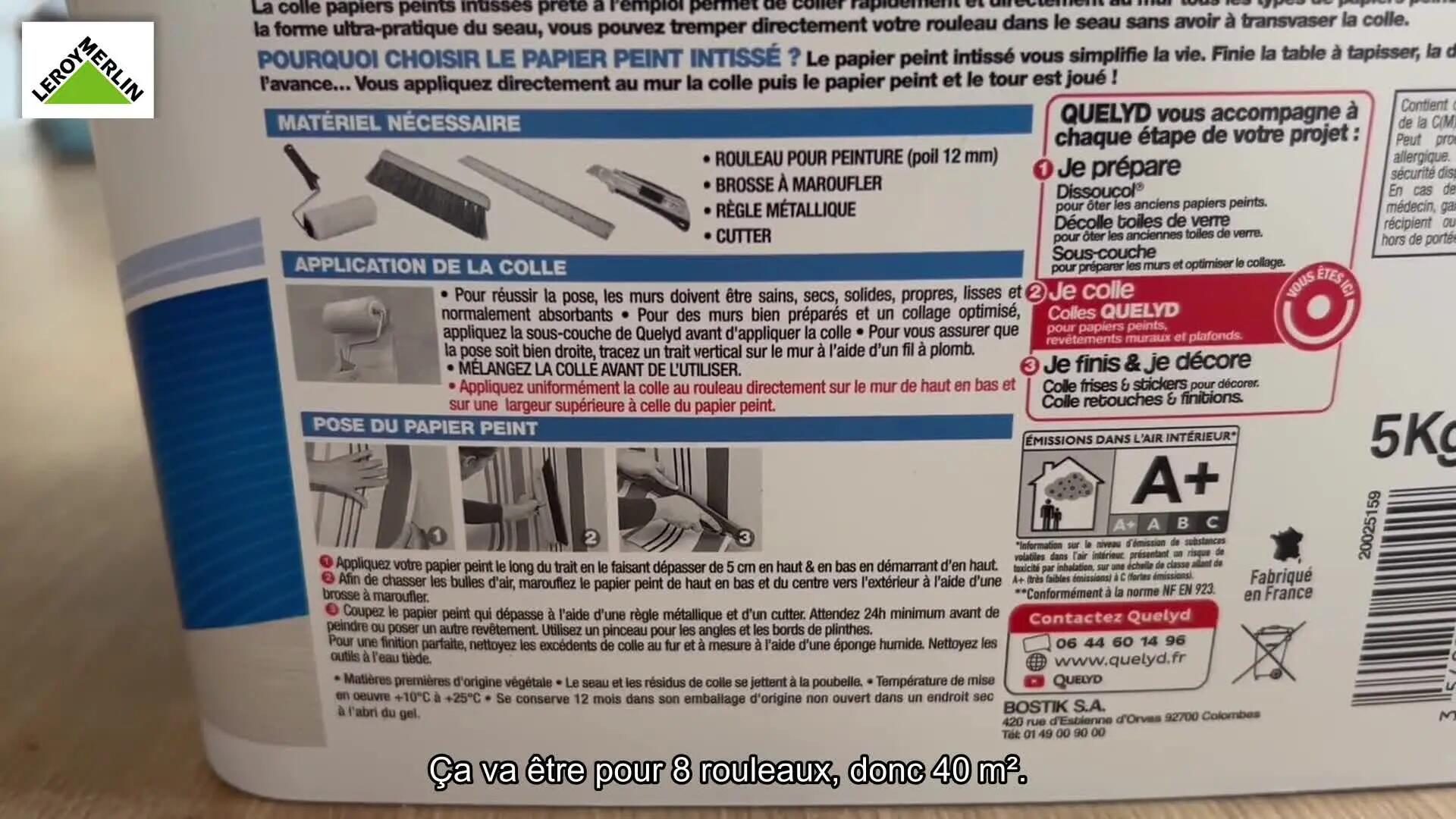 Colle en poudre pour papiers peints intissés QUELYD, 150g - 8