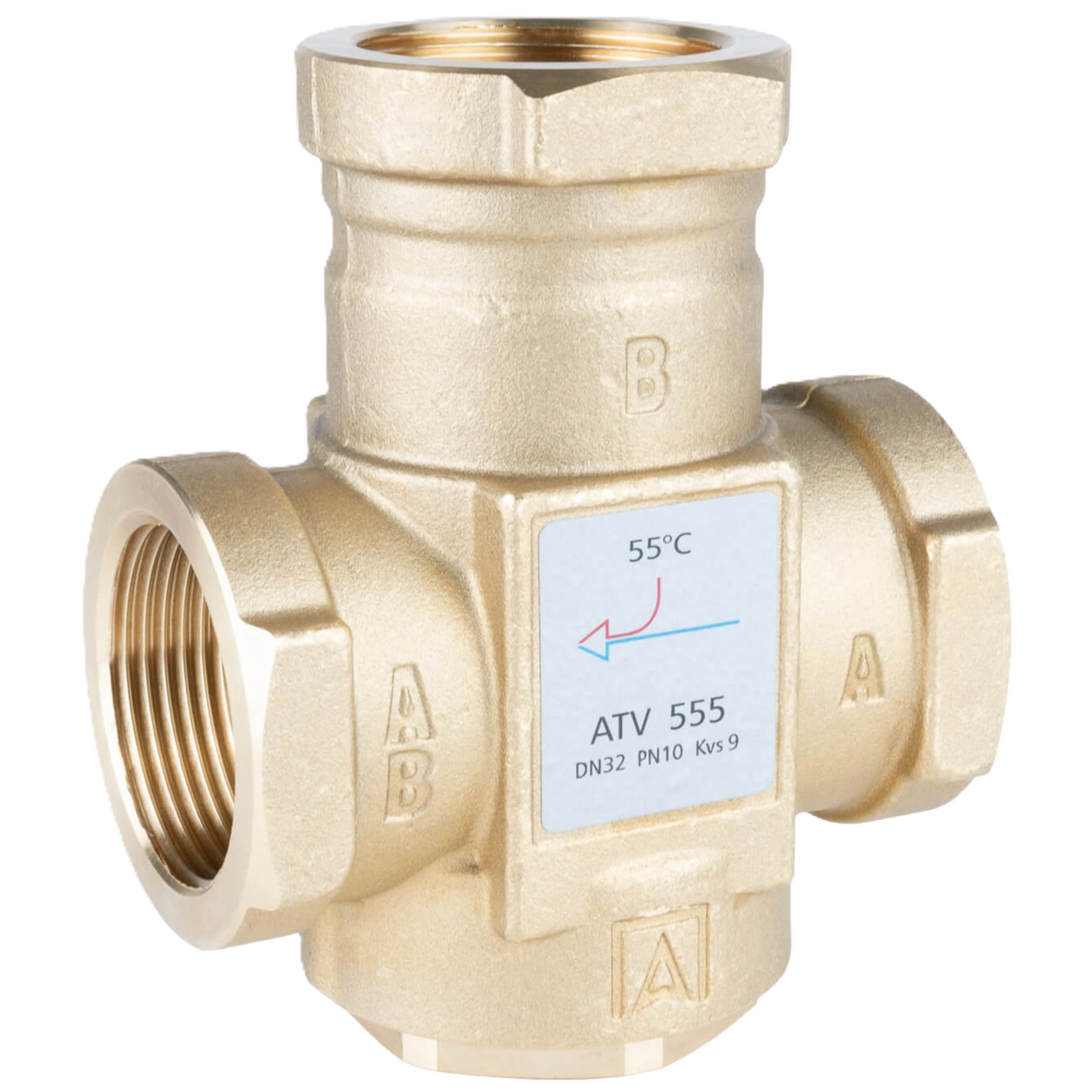 Zawór temperaturowy ATV 555 DN32 Rp1 1/4" kvs 9 55°C Afriso