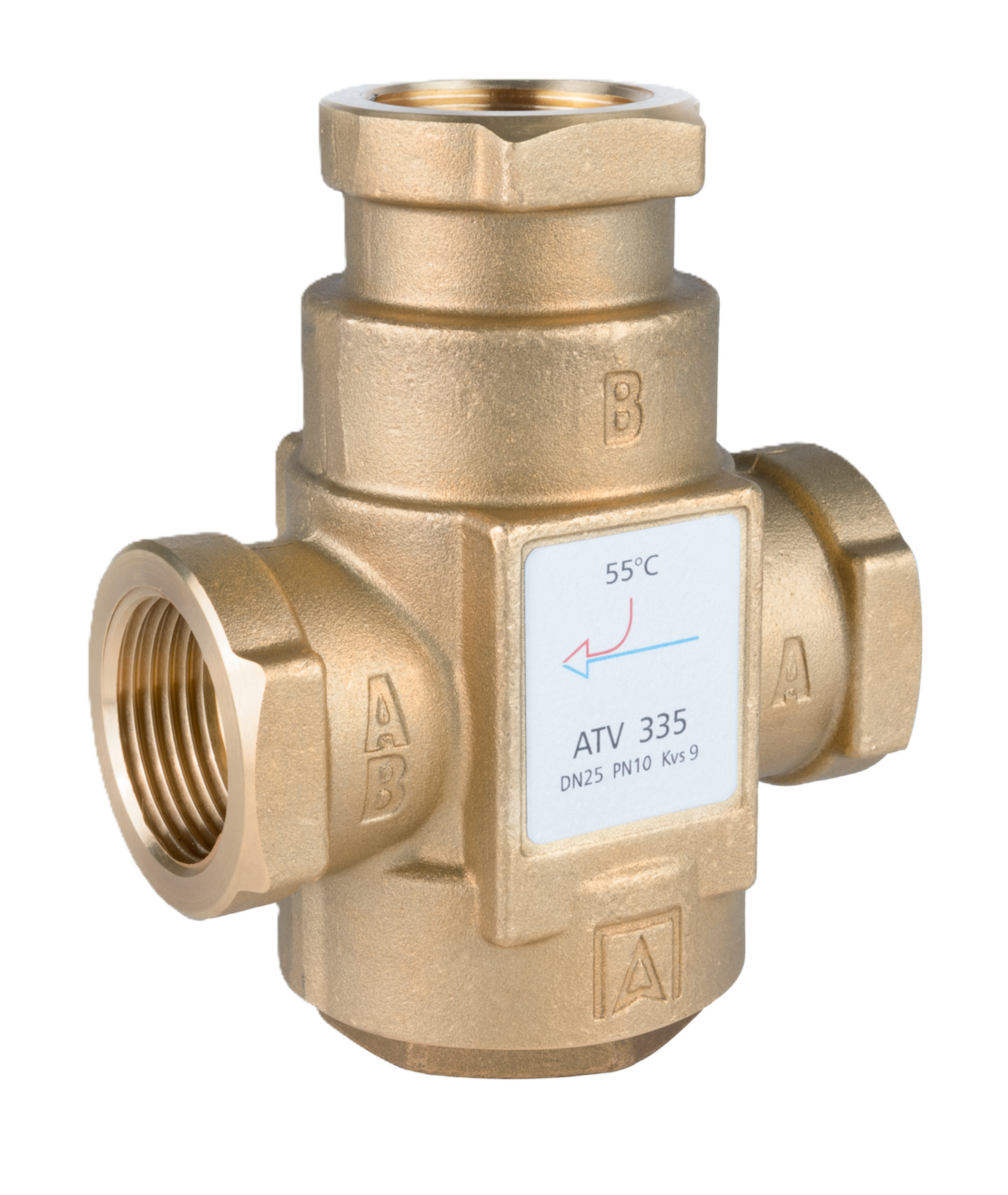 Zawór temperaturowy ATV 335 DN25 Rp1" kvs 9 55°C Afriso