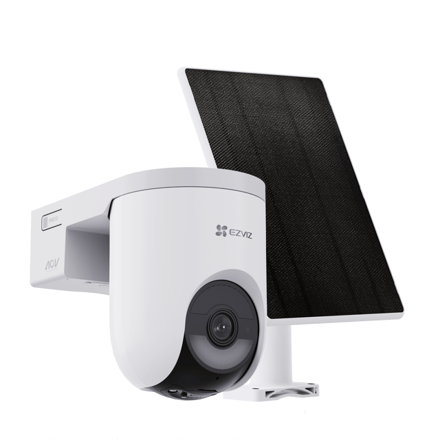 Cámara de vigilancia ext rotativa Ezviz Hb8 4Mp con Kit Solar
