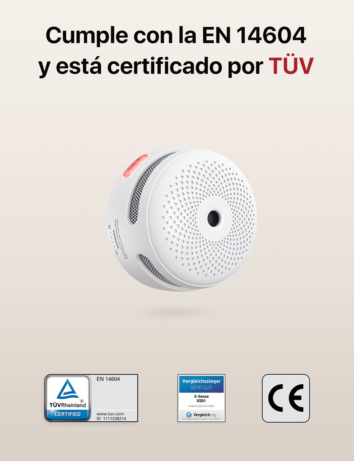 Detector de humo XSENSE
 - 8