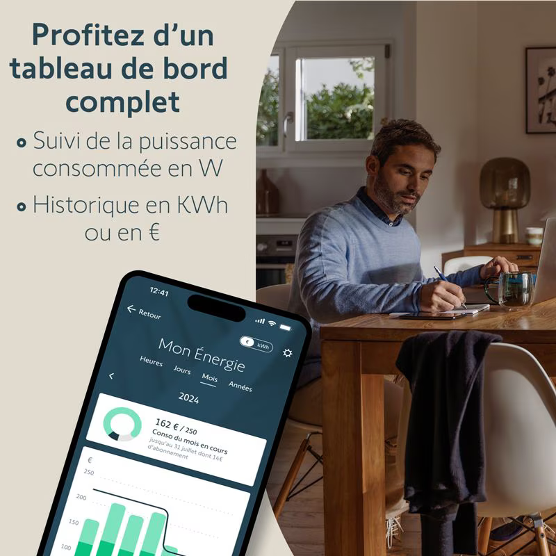 Capteur de consommation électrique connecté, SOMFY - 8