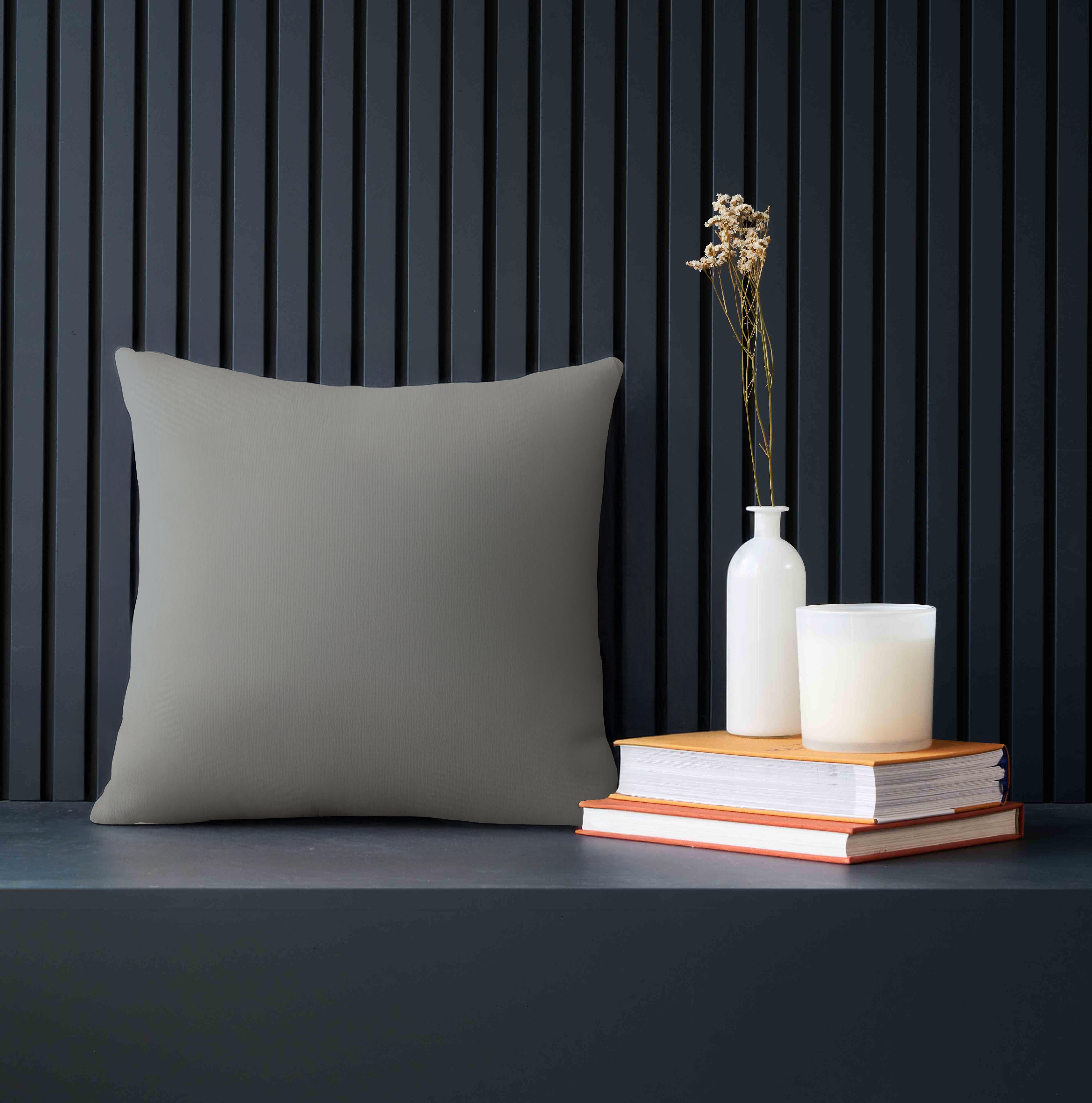 Fronha almofada Pharell 60x60cm cinza Inspire - 4