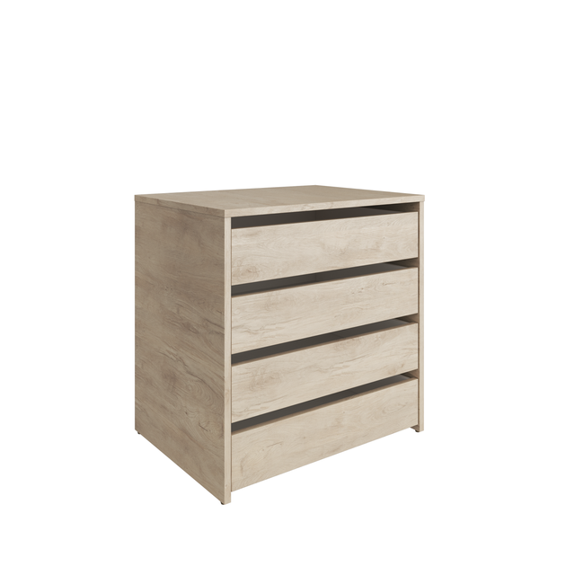 Cajonera KIT 4 cajones K-716 Serie MEKA Roble 60,7x60x45
