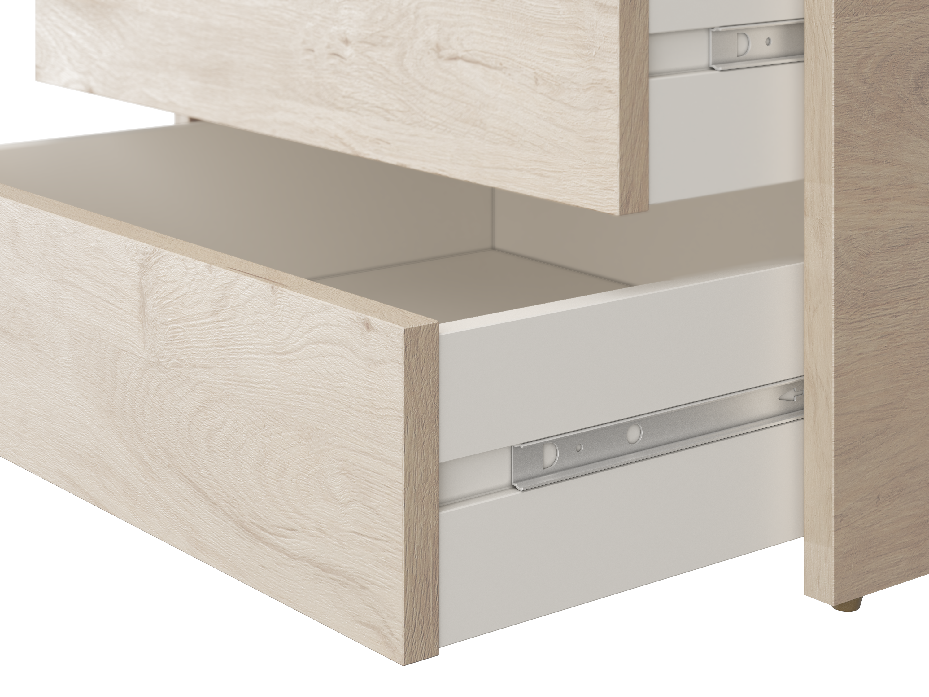 Cajonera KIT 4 cajones K-716 Serie MEKA Roble 60,7x60x45
 - 7