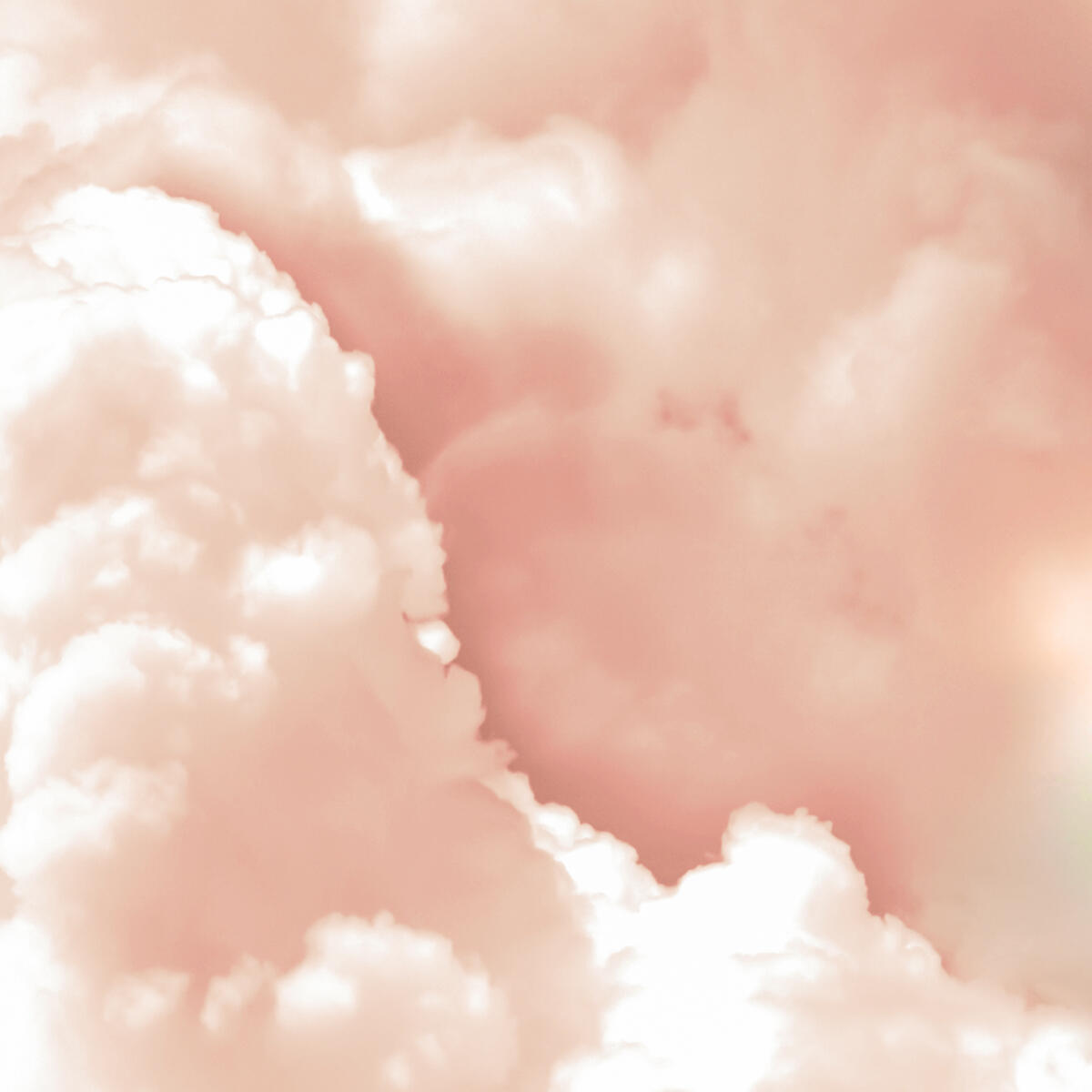 Mural TNT liso lavable abstracto Mellow Clouds rosa 350 x 250 cm KOMAR - 3