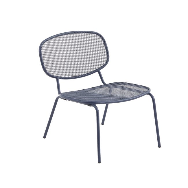 Chaise Ikaros en Acier Bleu Némo