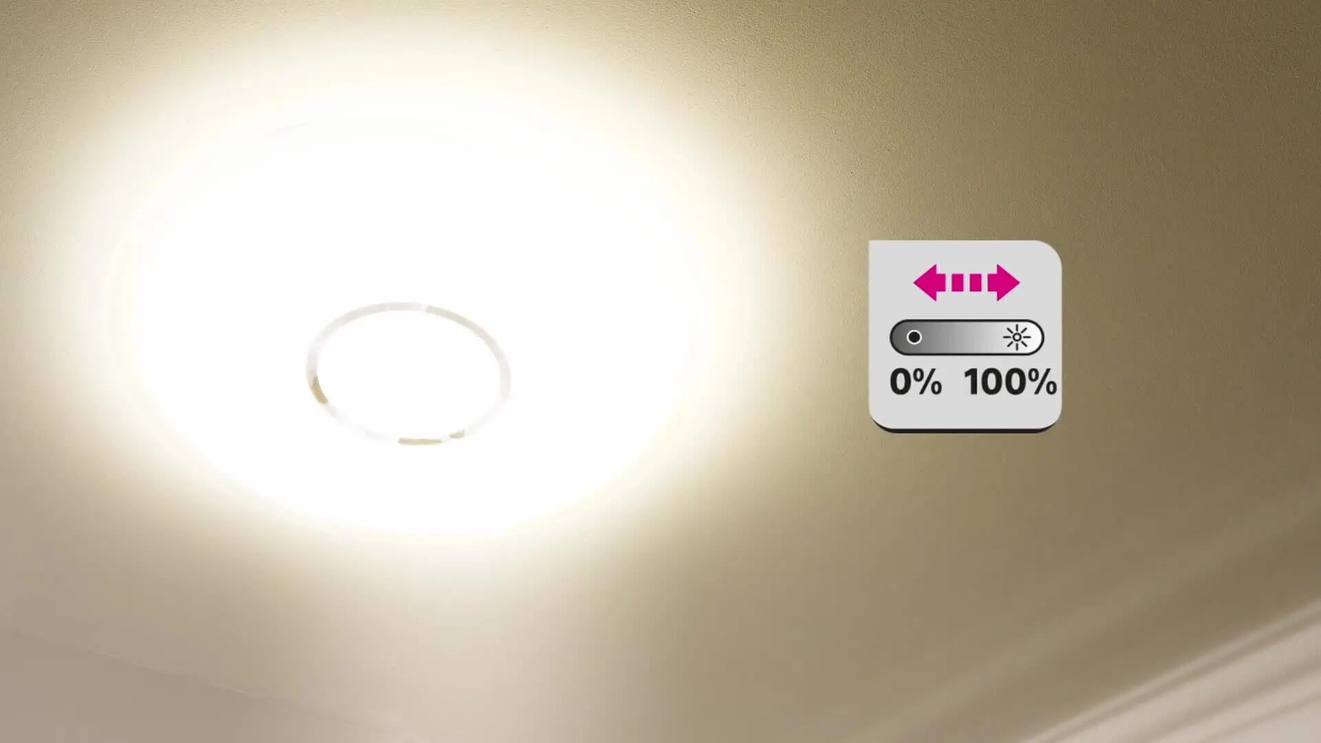 Candeeiro de teto Vizzini Star 3300lm CCT/DIM Inspire - 3