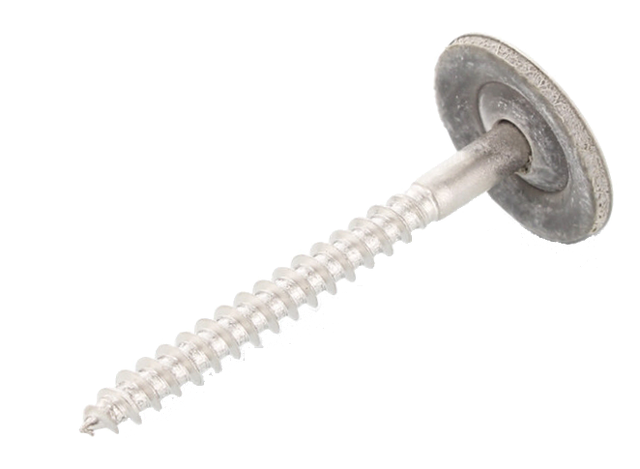 Vis bardage autoperceuse inox A2 joint EPDM Diam. 4,5 x 60 mm Boîte de 200 - VISWOOD