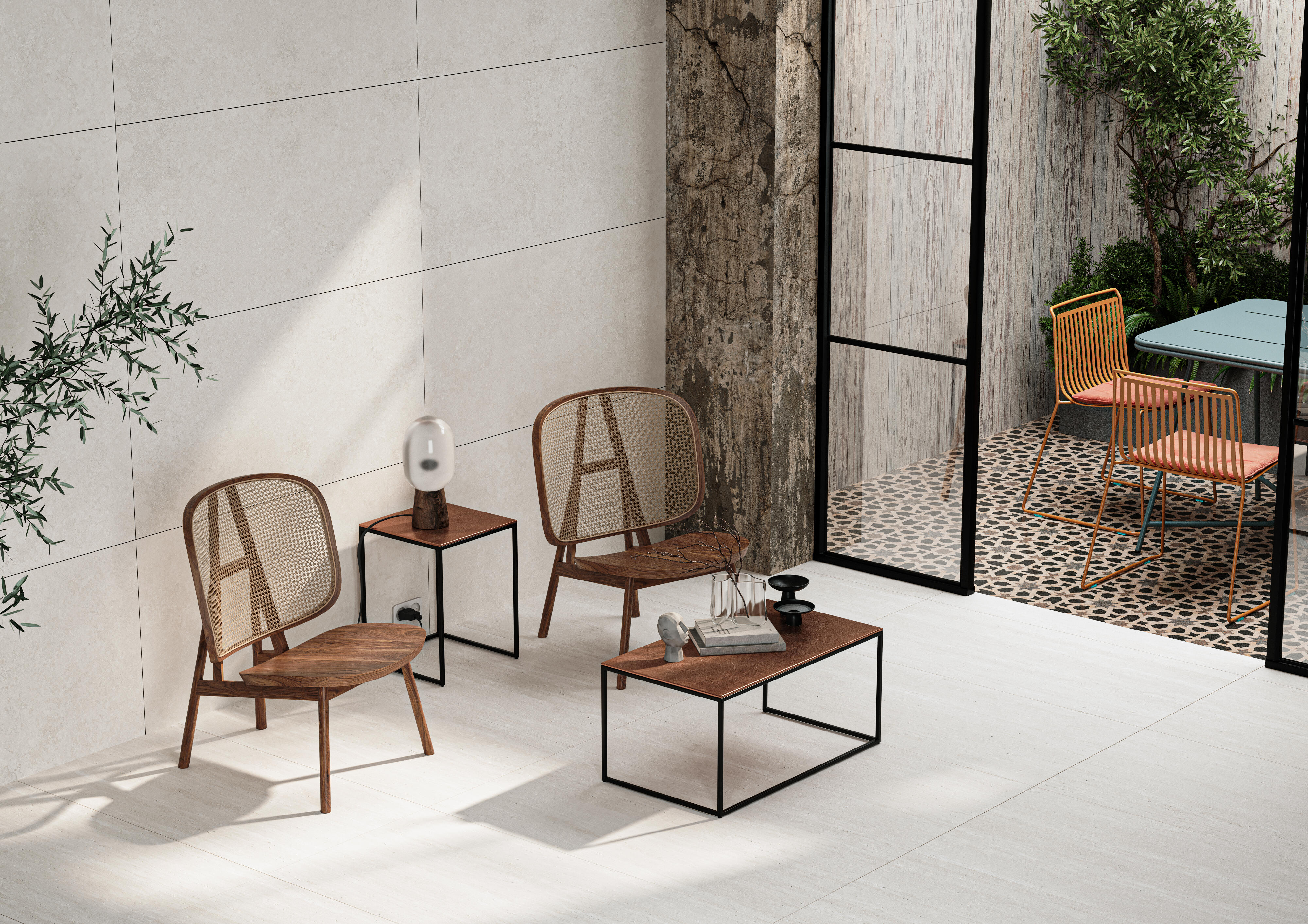 Gres szkliwiony Marmo Travertino Bianco 60x120 Prime Ceramics - 7